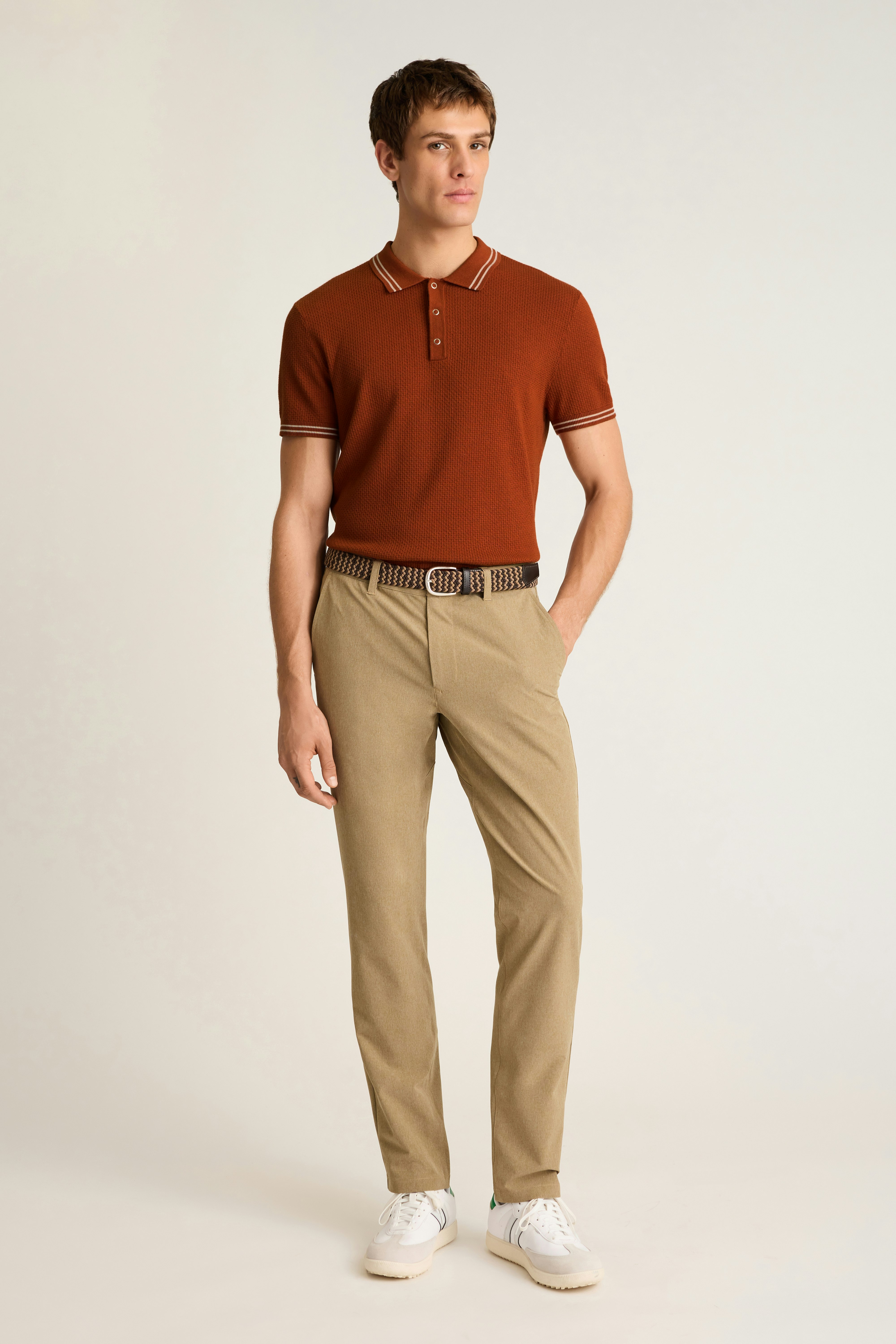 Fairgame Sweater Polo brick