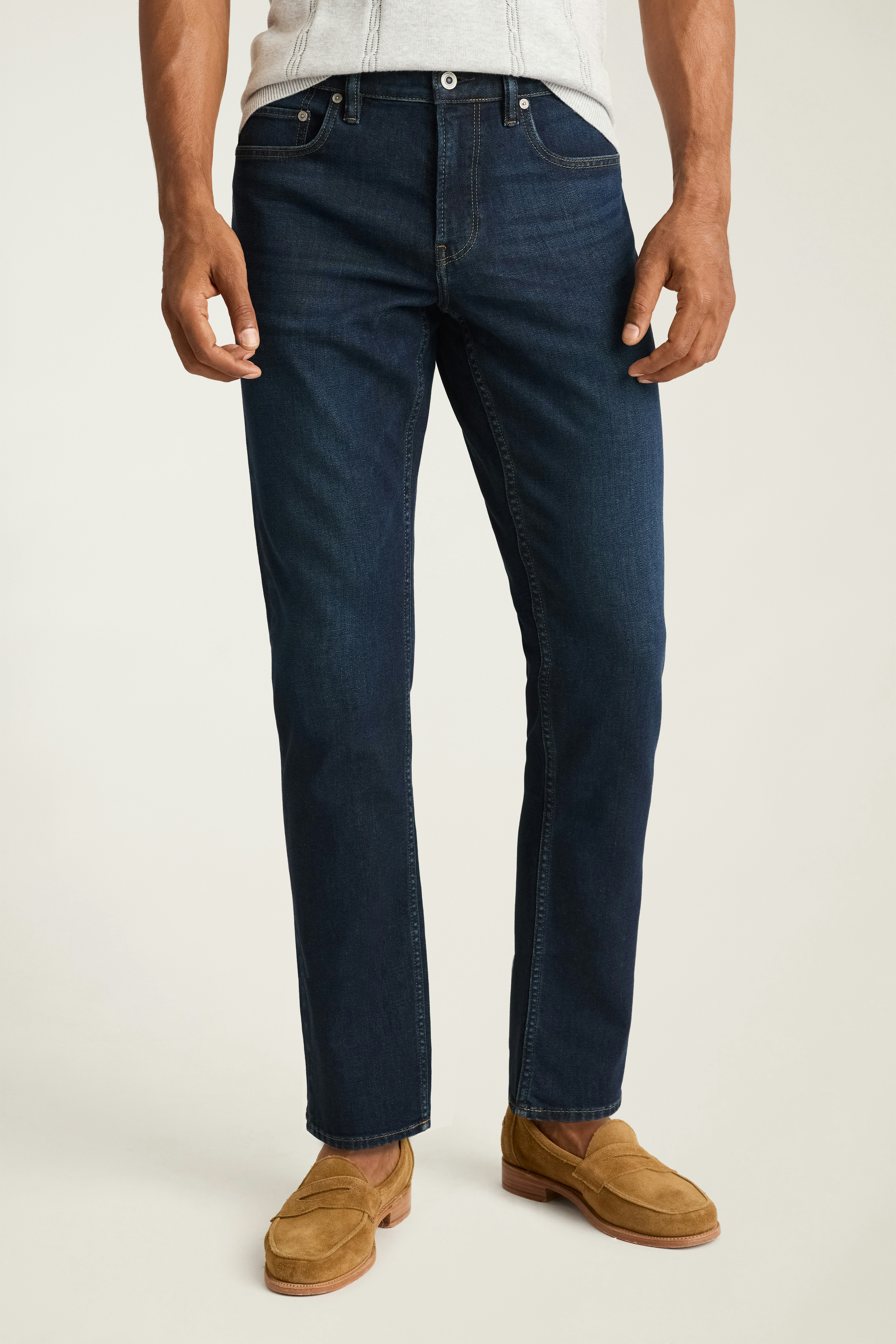 Stretch Lightweight Jeans dark wash