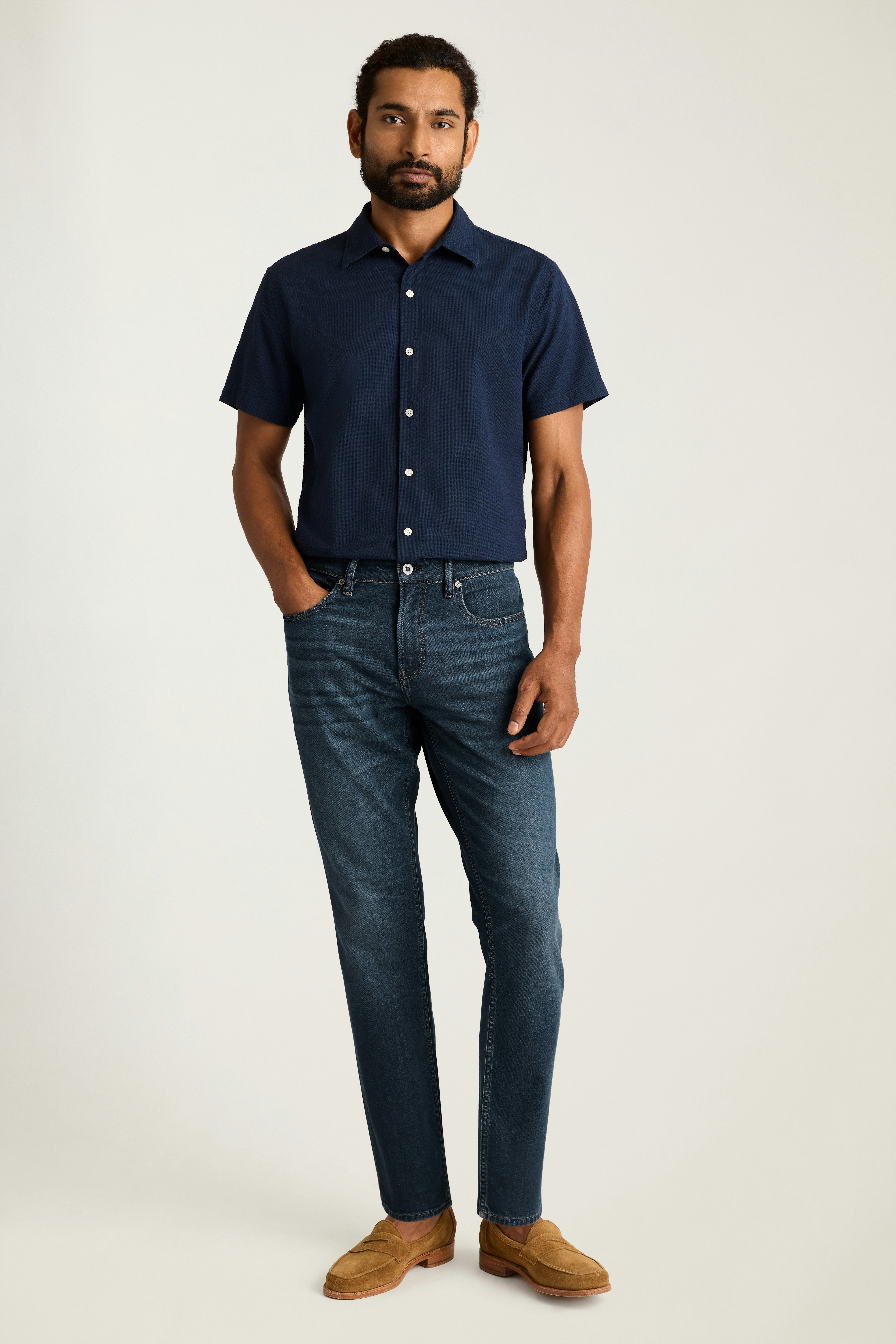 Stretch Lightweight Jeans medium wash