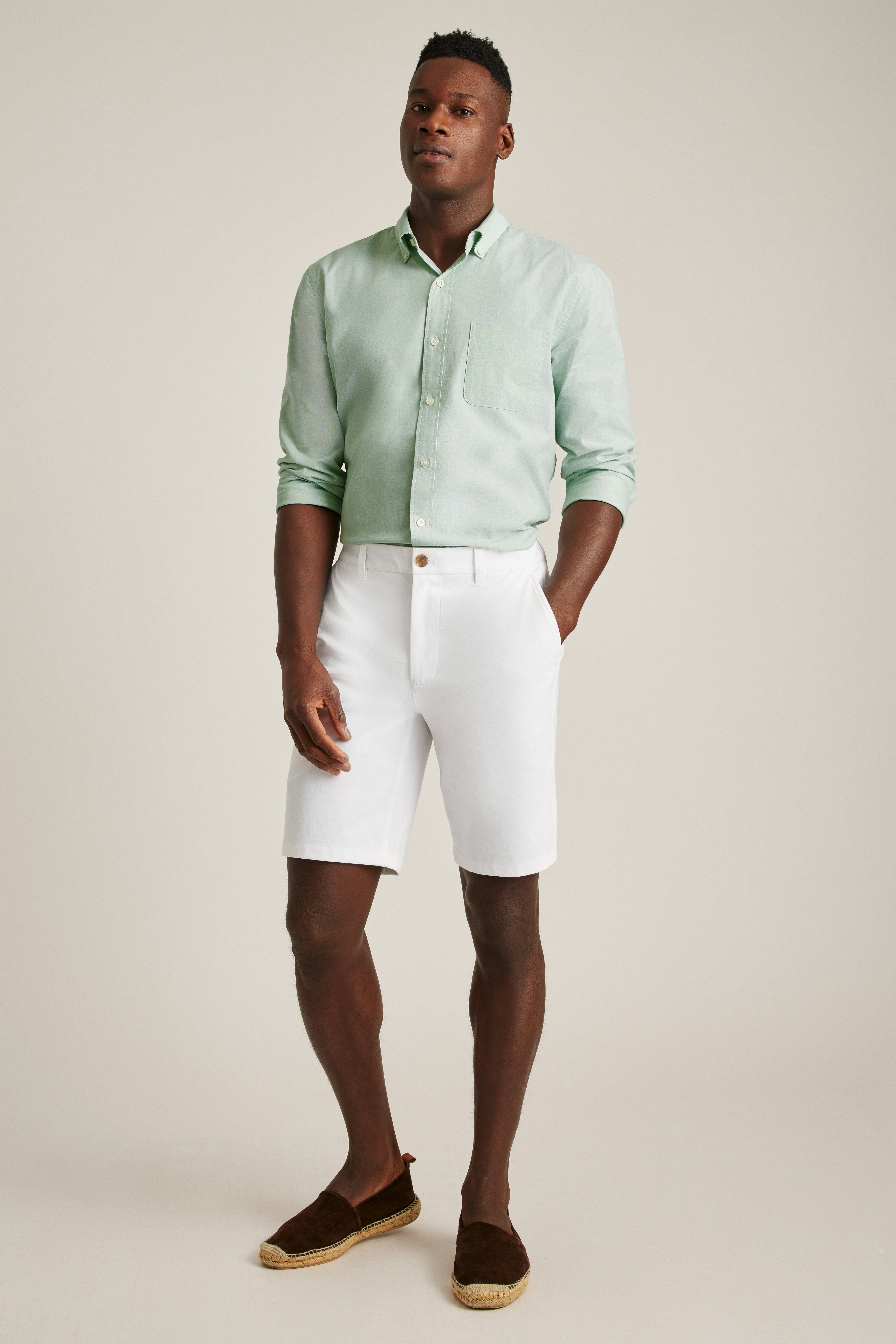 The Chino Short 2.0 brilliant white