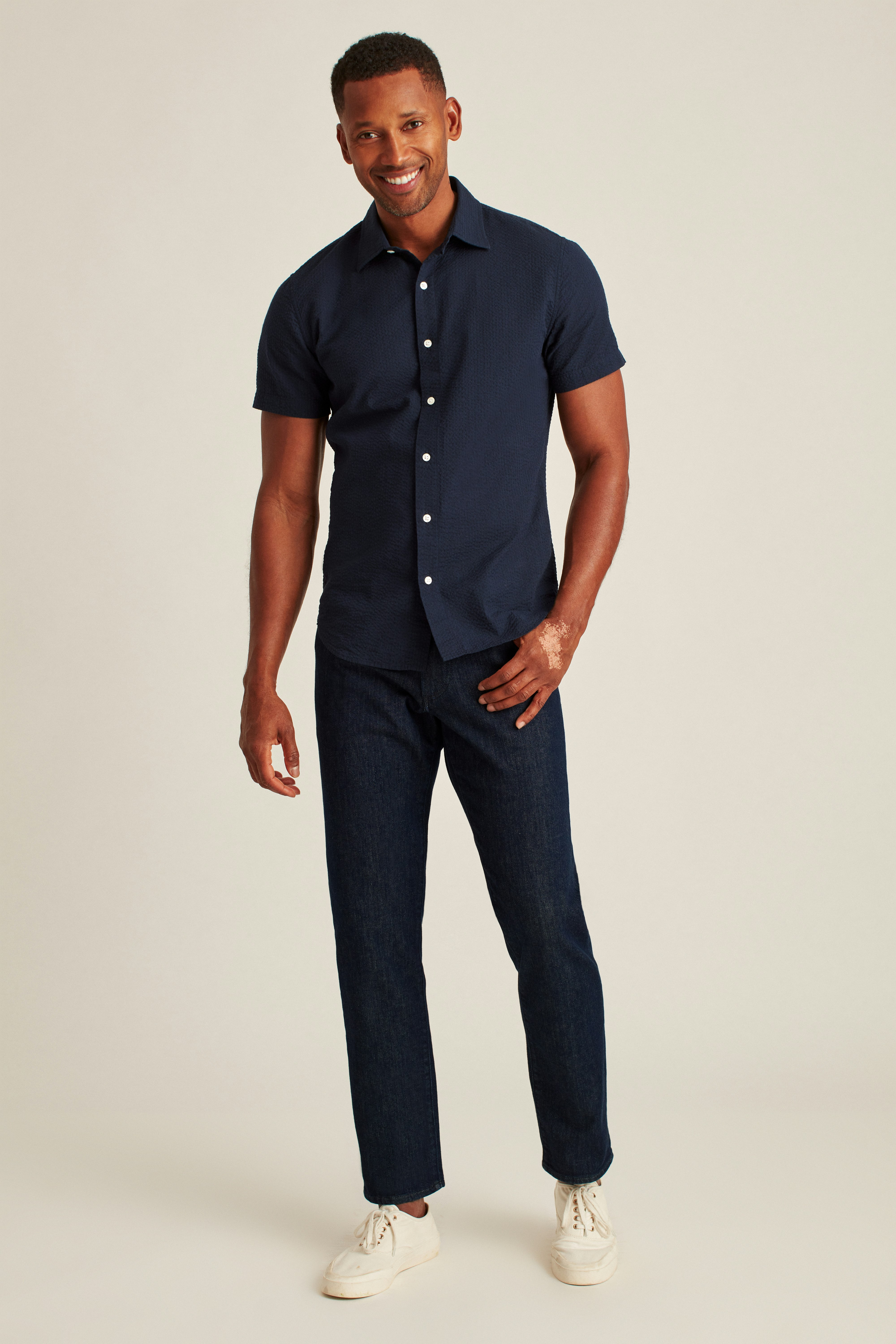 Premium 4-Way Stretch Jeans rinse