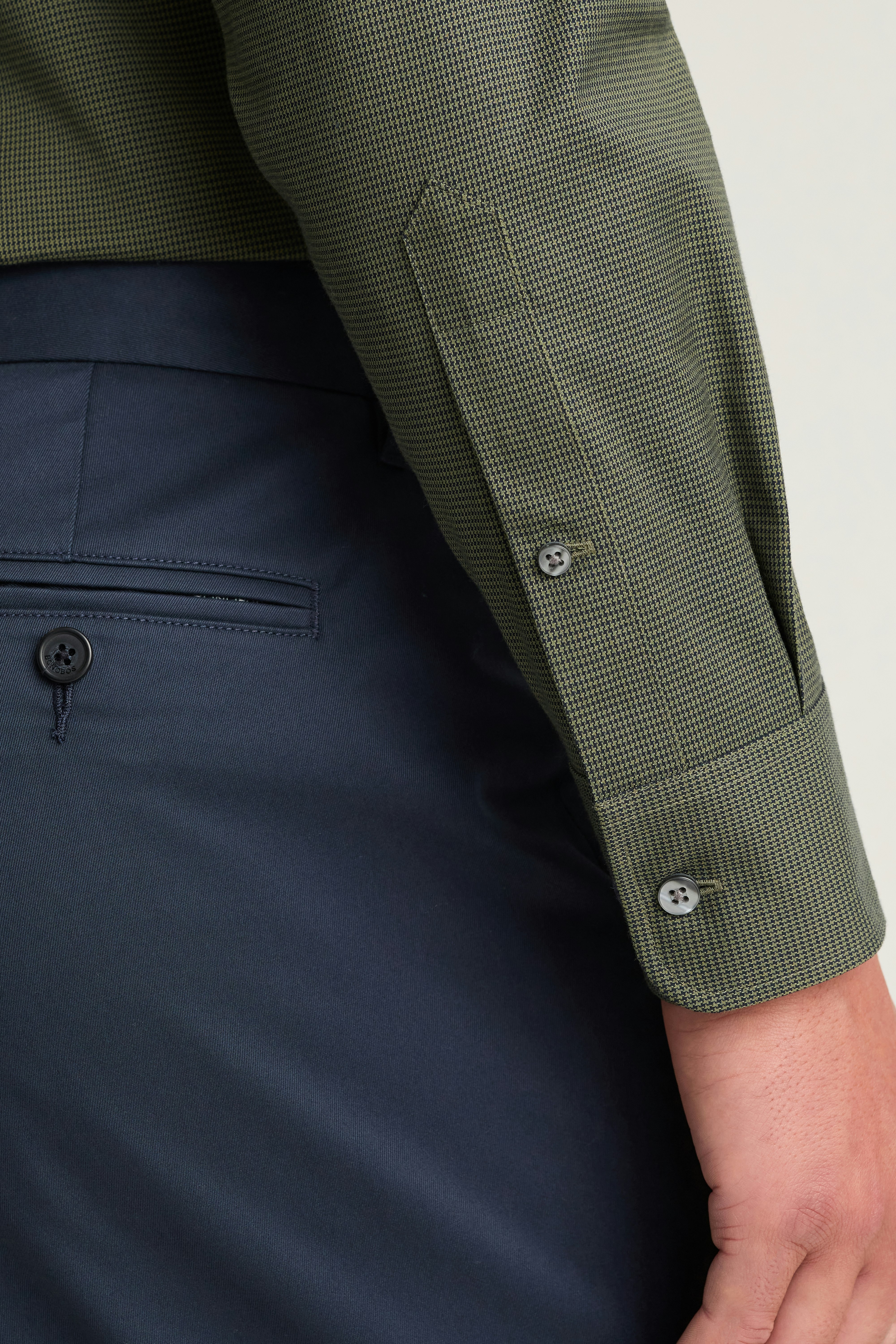 Weekday Warrior Dress Shirt navy olive houndstooth 5 Weekday Warrior Dress Shirt navy olive houndstooth