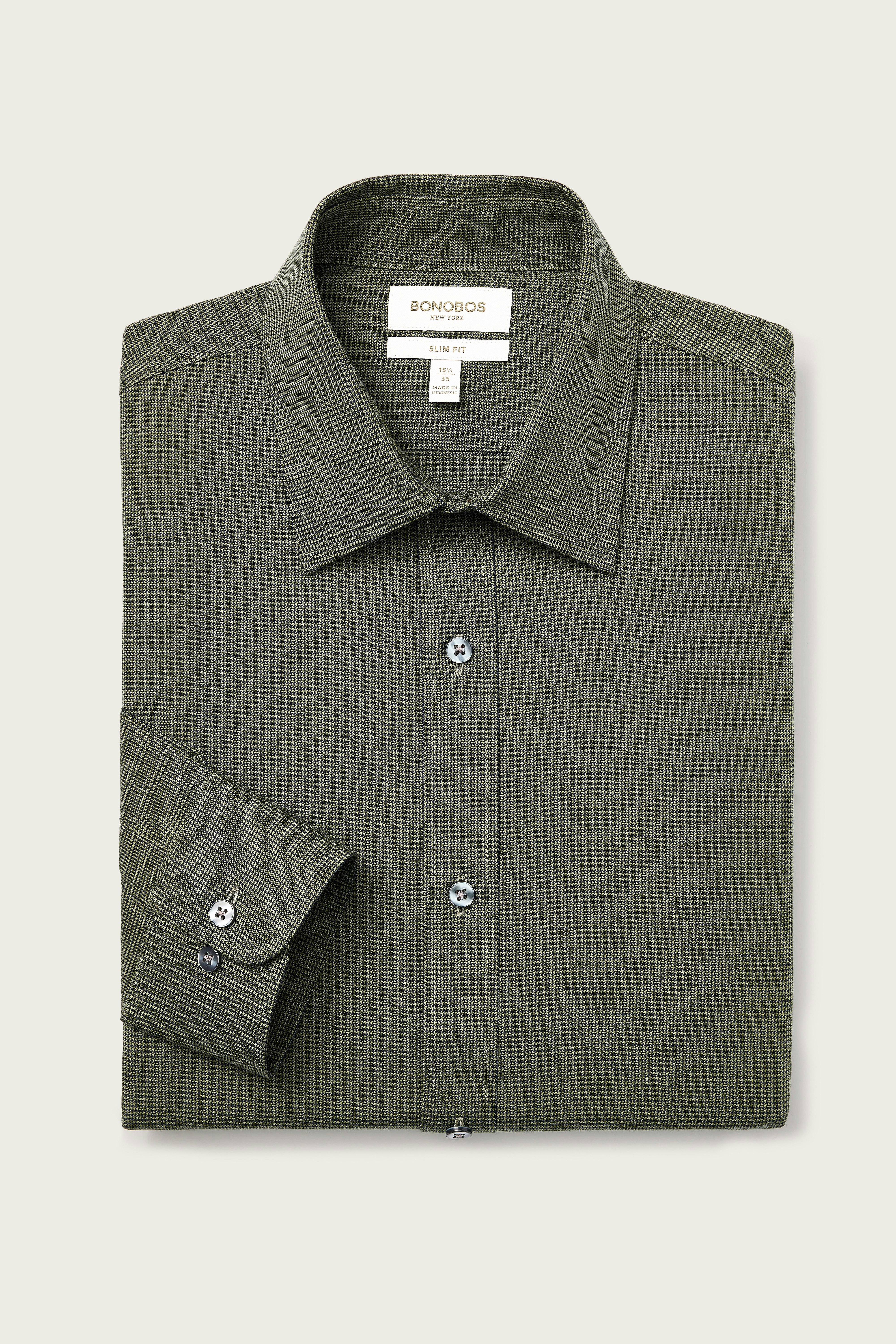 Weekday Warrior Dress Shirt navy olive houndstooth 6 Weekday Warrior Dress Shirt navy olive houndstooth