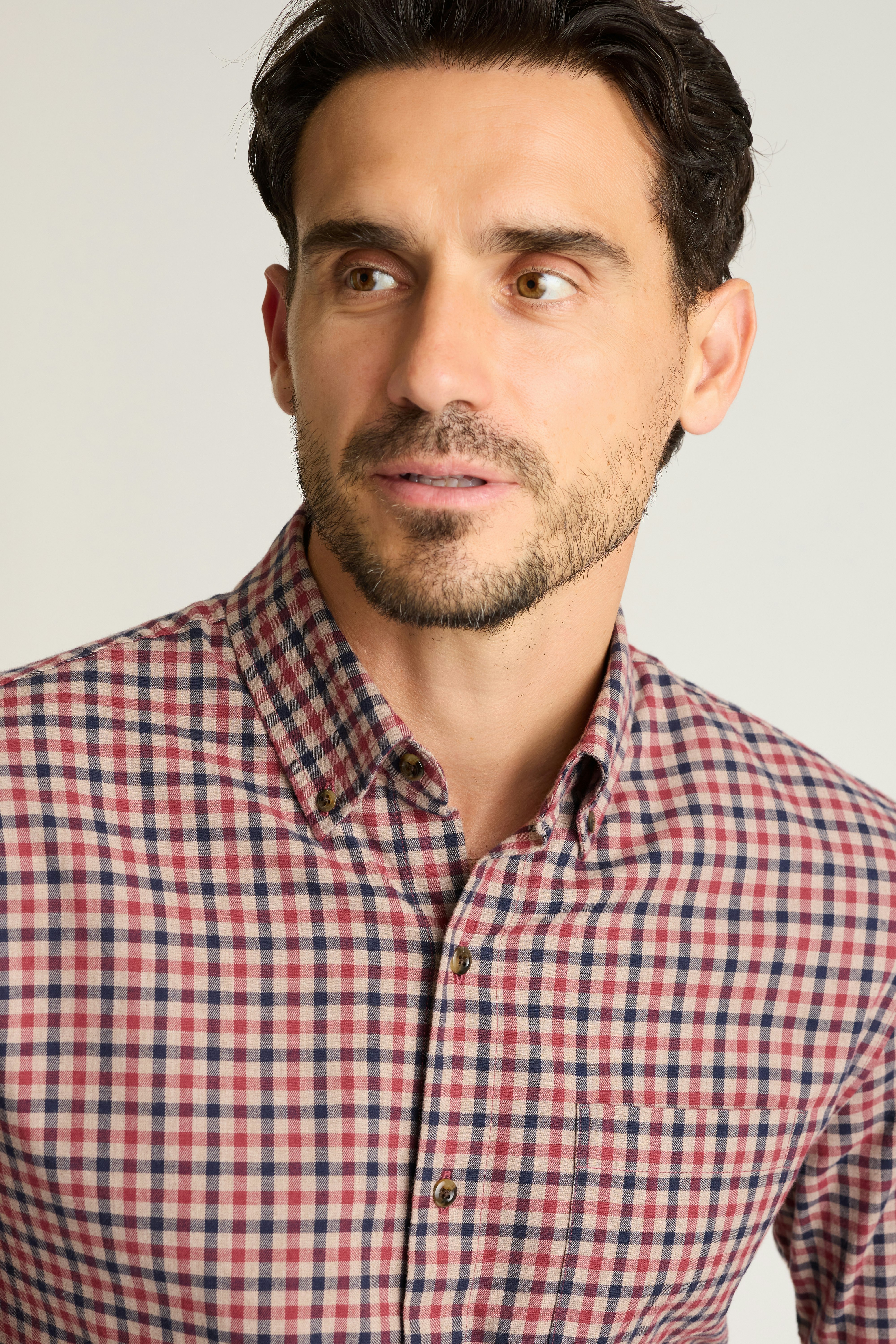 Everyday Lightweight Flannel Shirt rust wilfred plaid