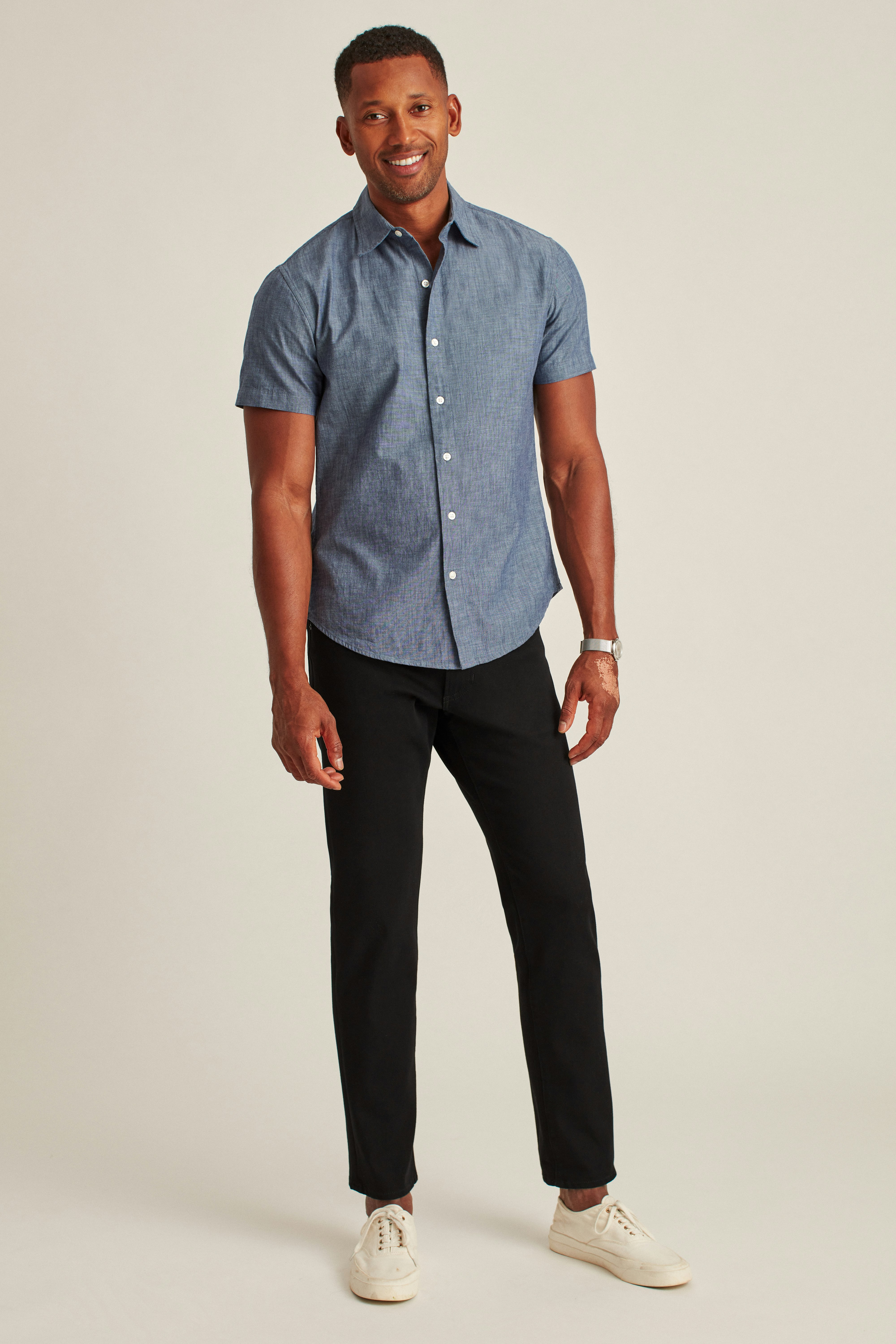 Premium 4-Way Stretch Jeans jet black