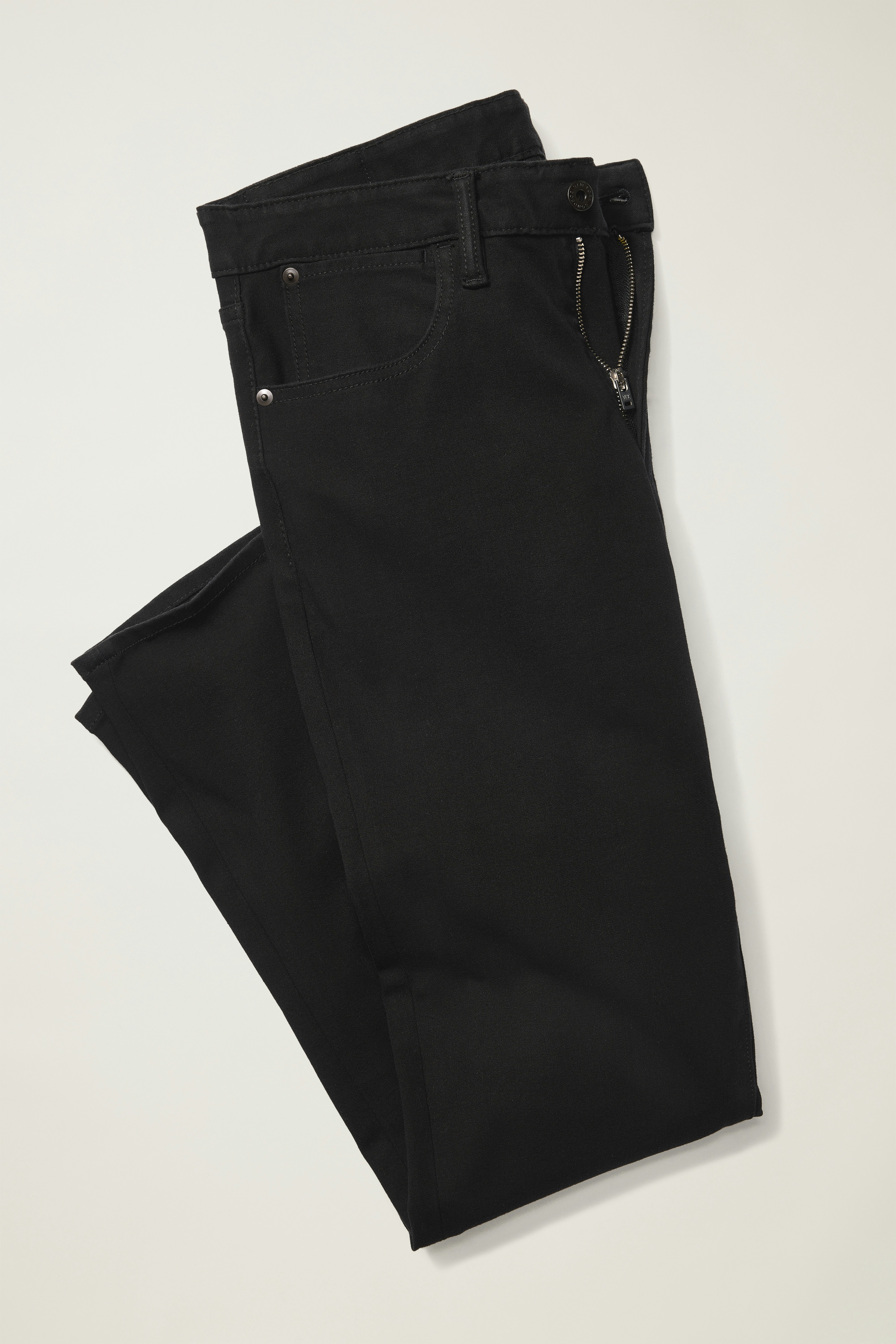 Premium 4-Way Stretch Jeans - Straight Fit jet black