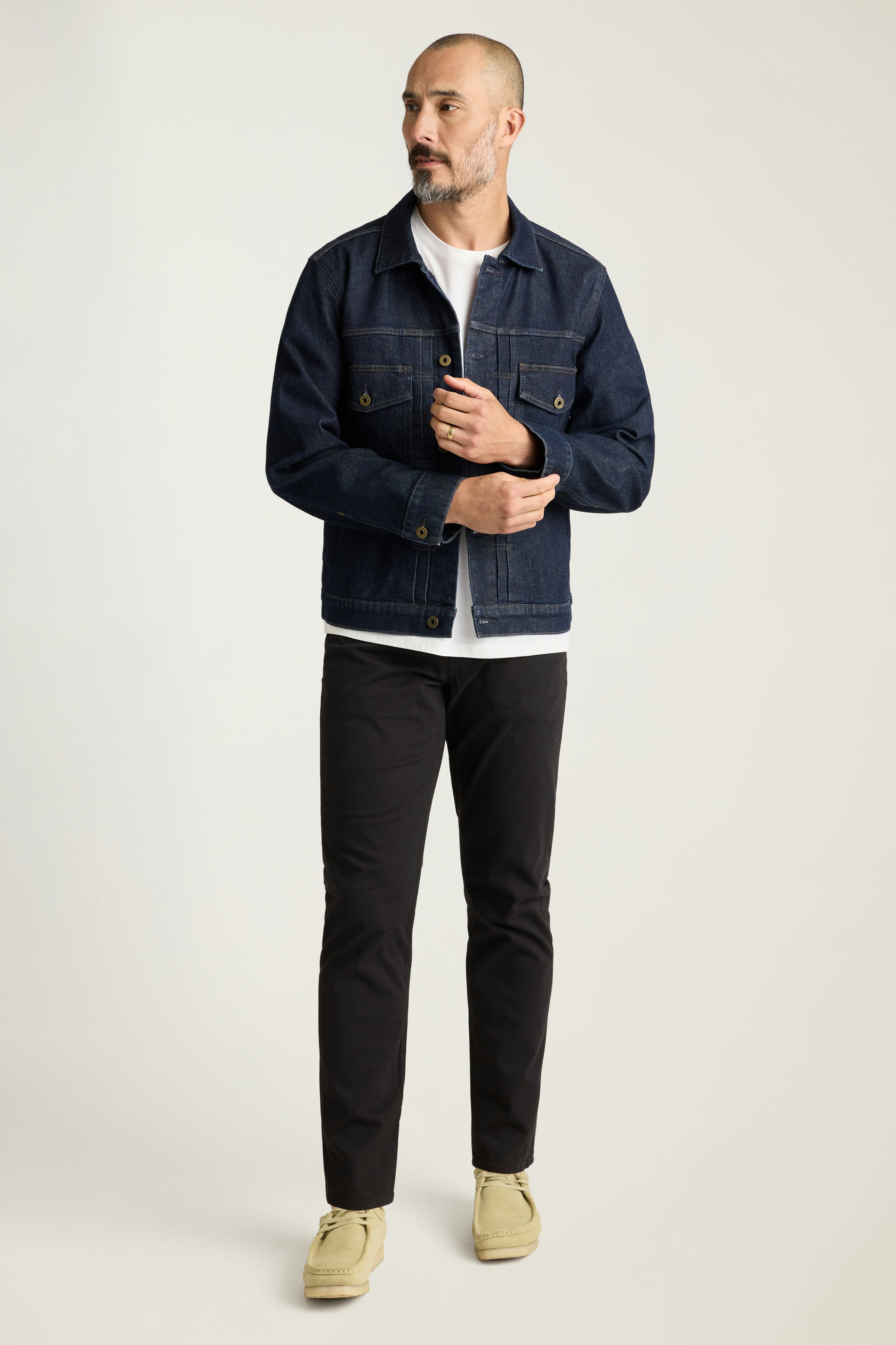 Italian Brushed 5-Pocket Pants jet black 1 Italian Brushed 5-Pocket Pants jet black