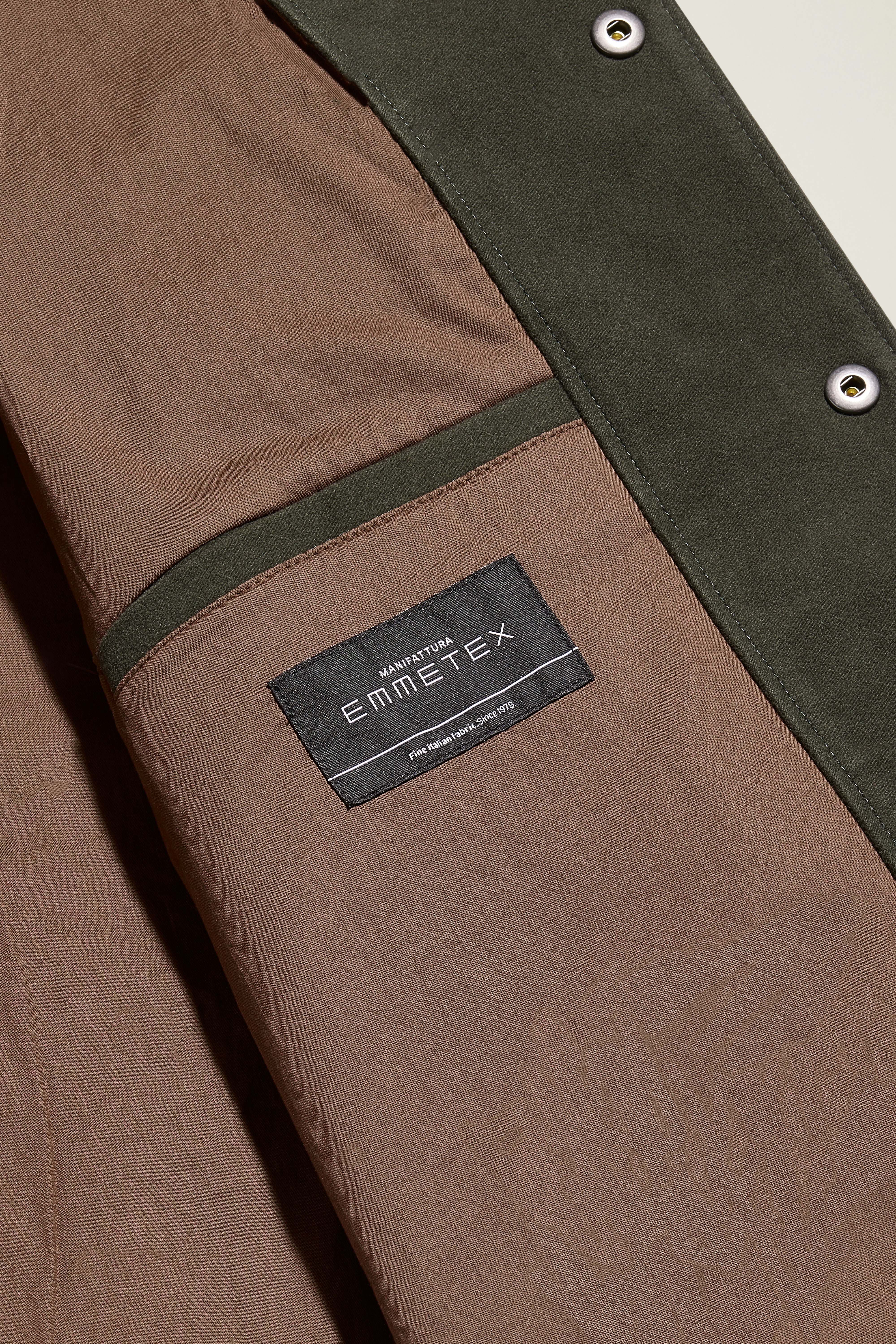The Italian Moleskin Bomber dark olive green 5 The Italian Moleskin Bomber dark olive green