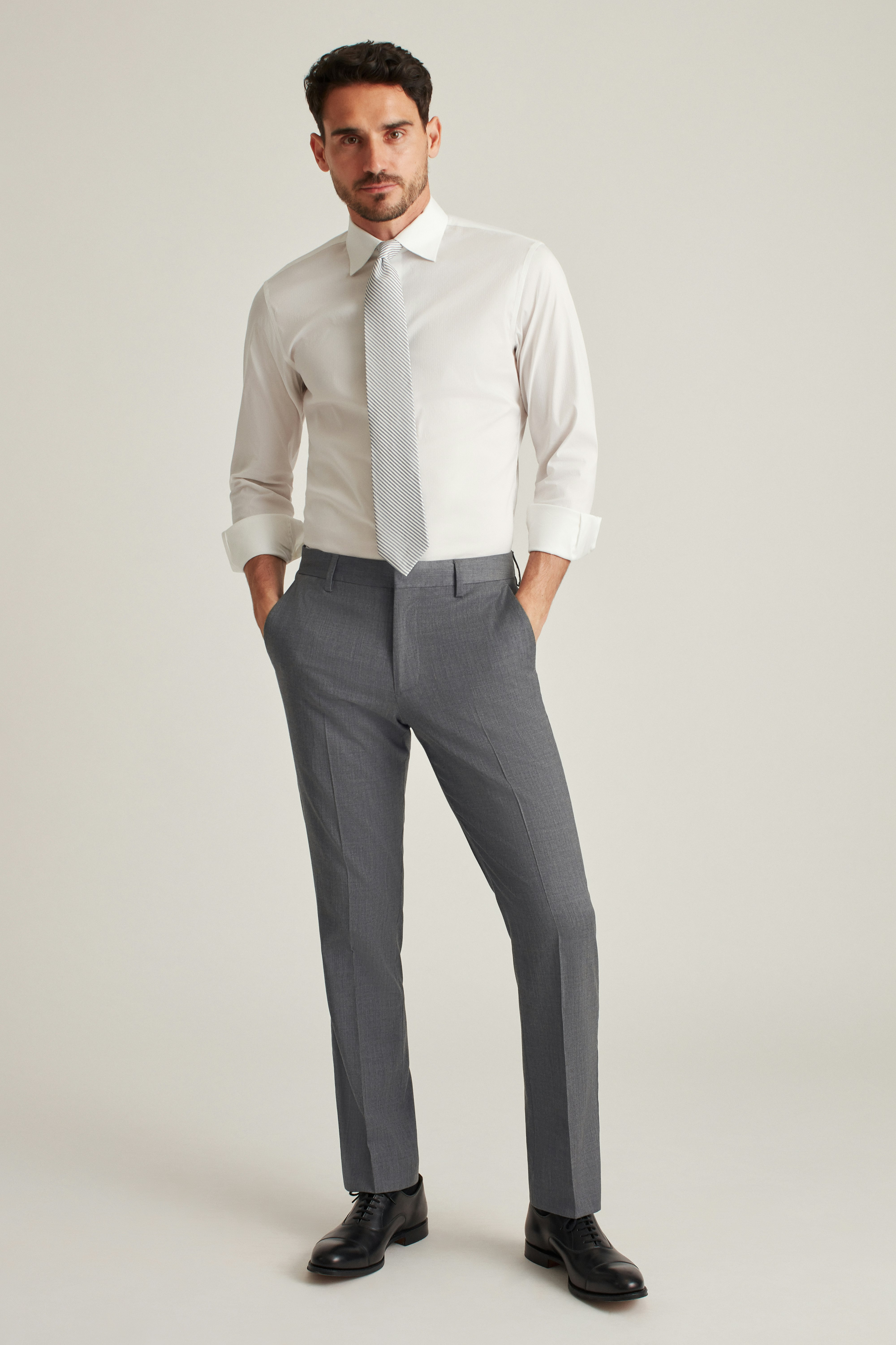 Jetsetter Wool Dress Pant grey