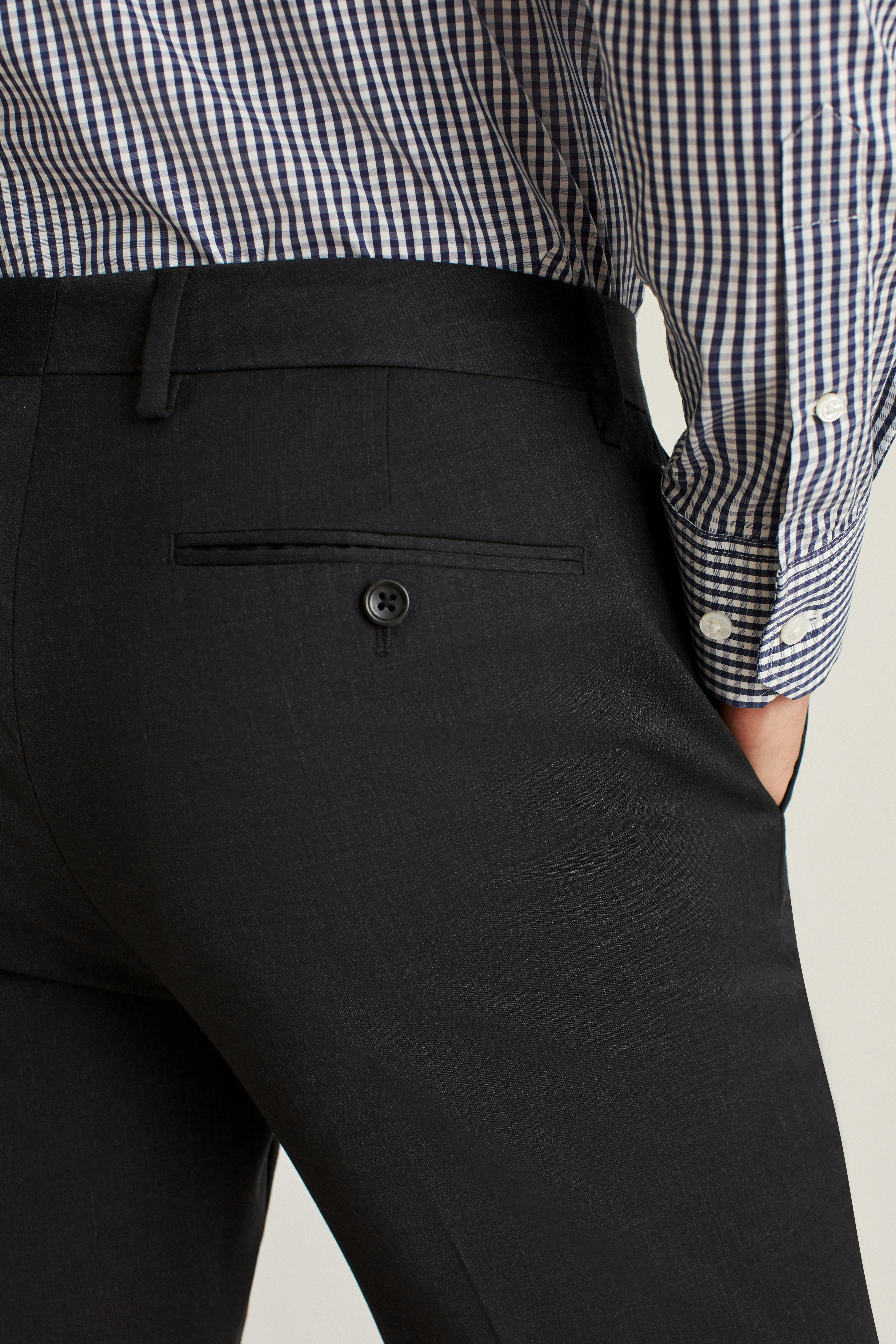 Jetsetter Wool Dress Pant charcoal