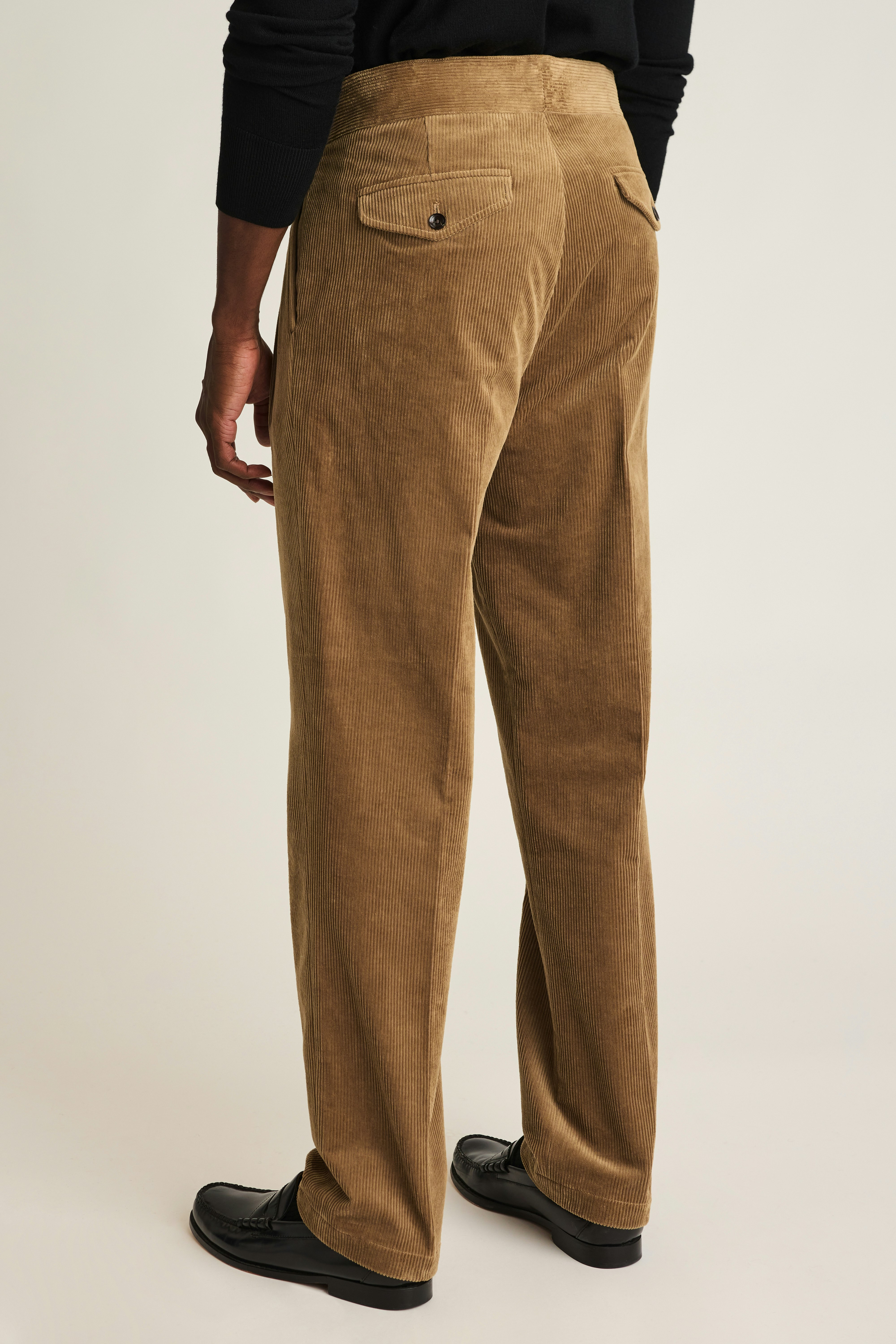 Italian Gurkha Trouser khaki corduroy