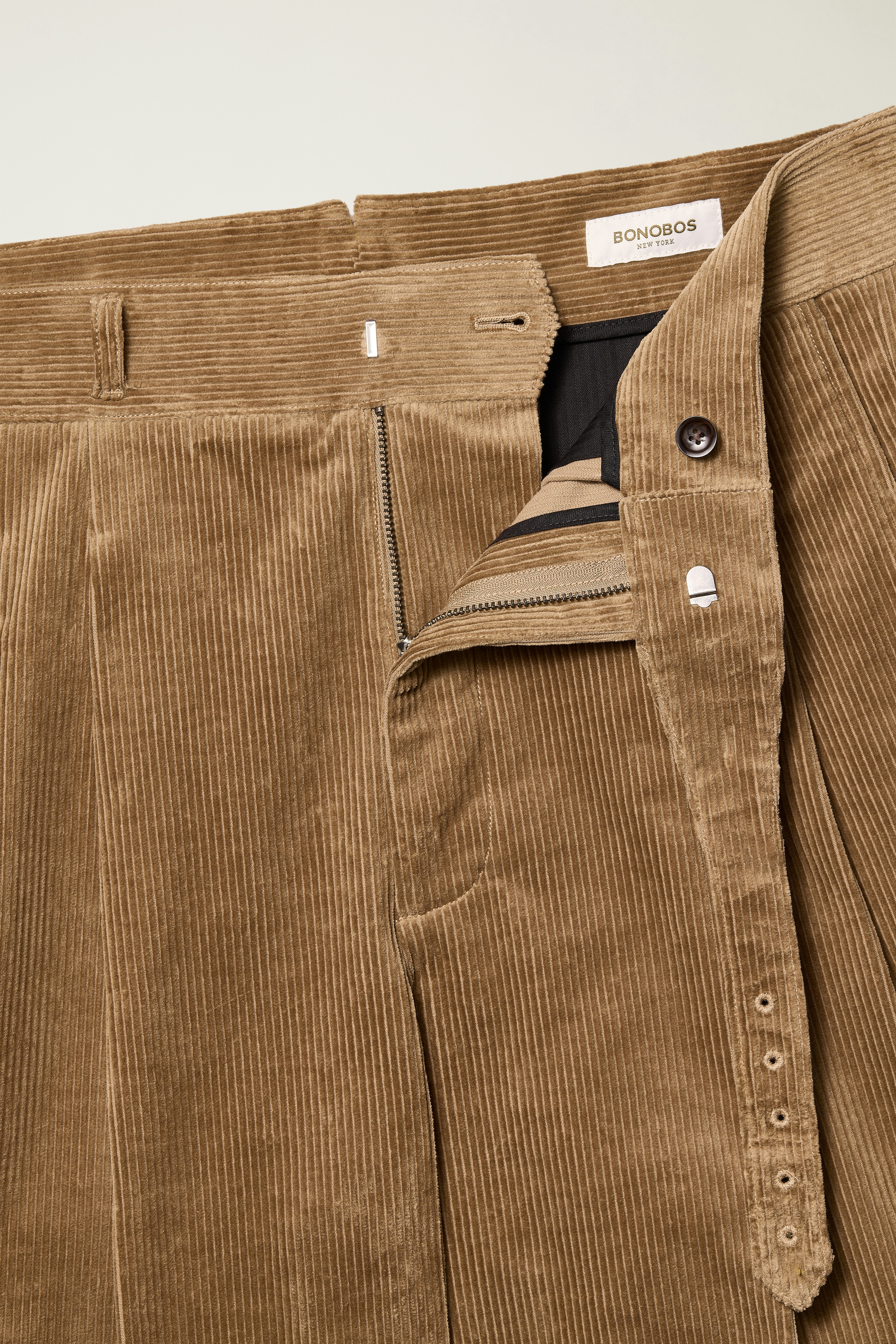 Italian Gurkha Trouser khaki corduroy