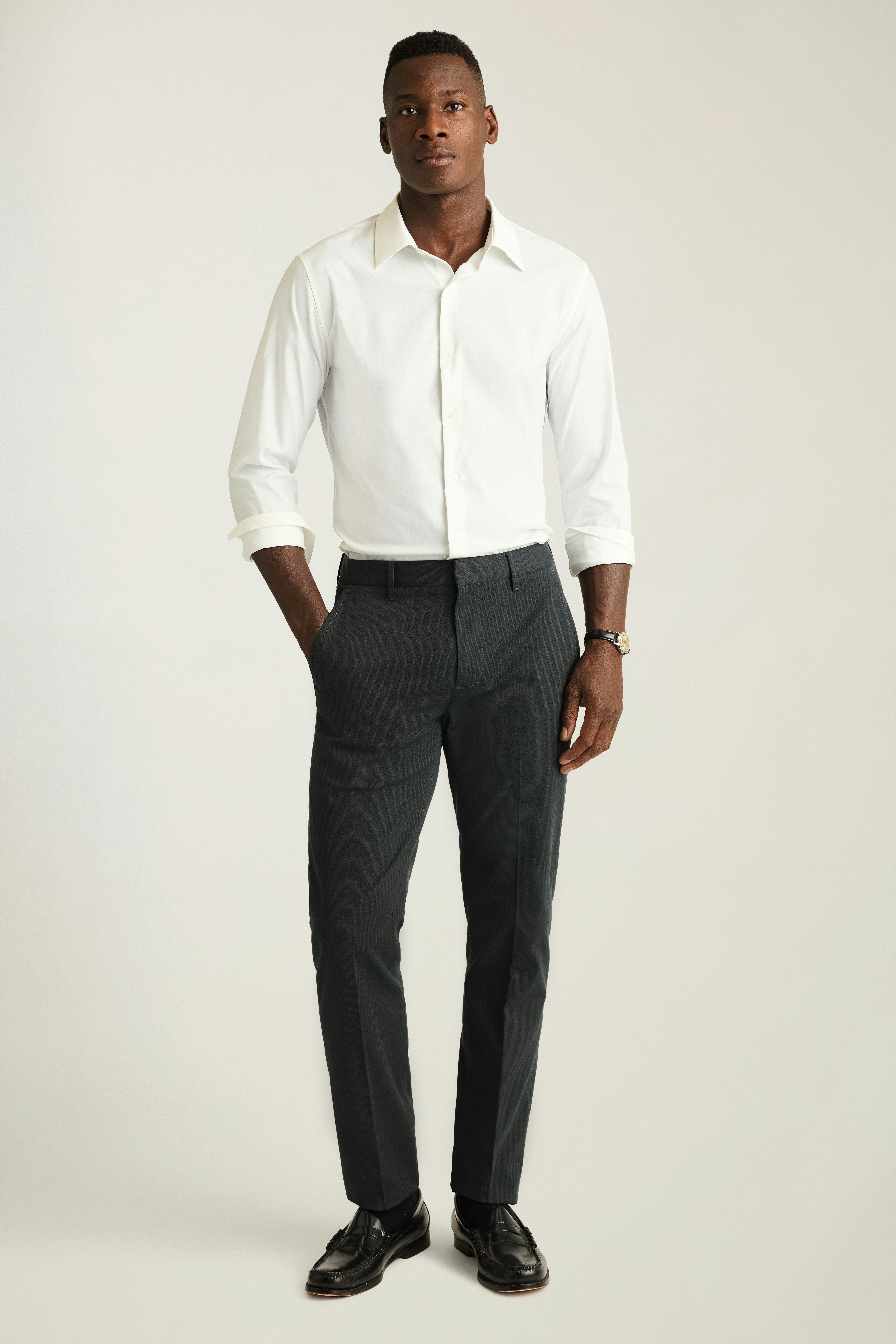 Weekday Warrior Dress Pants tuesday green micro dobby