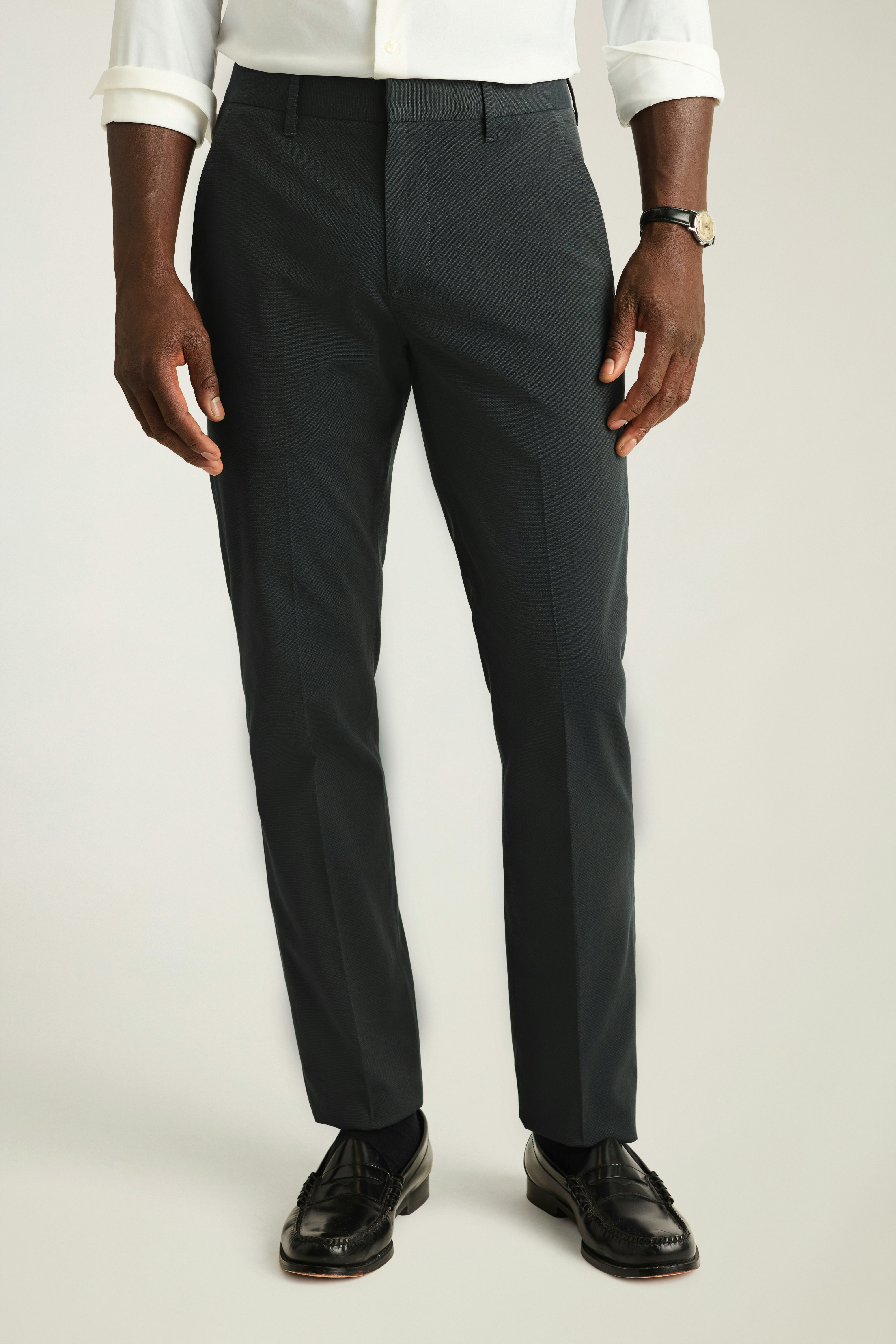 Weekday Warrior Dress Pants tuesday green micro dobby