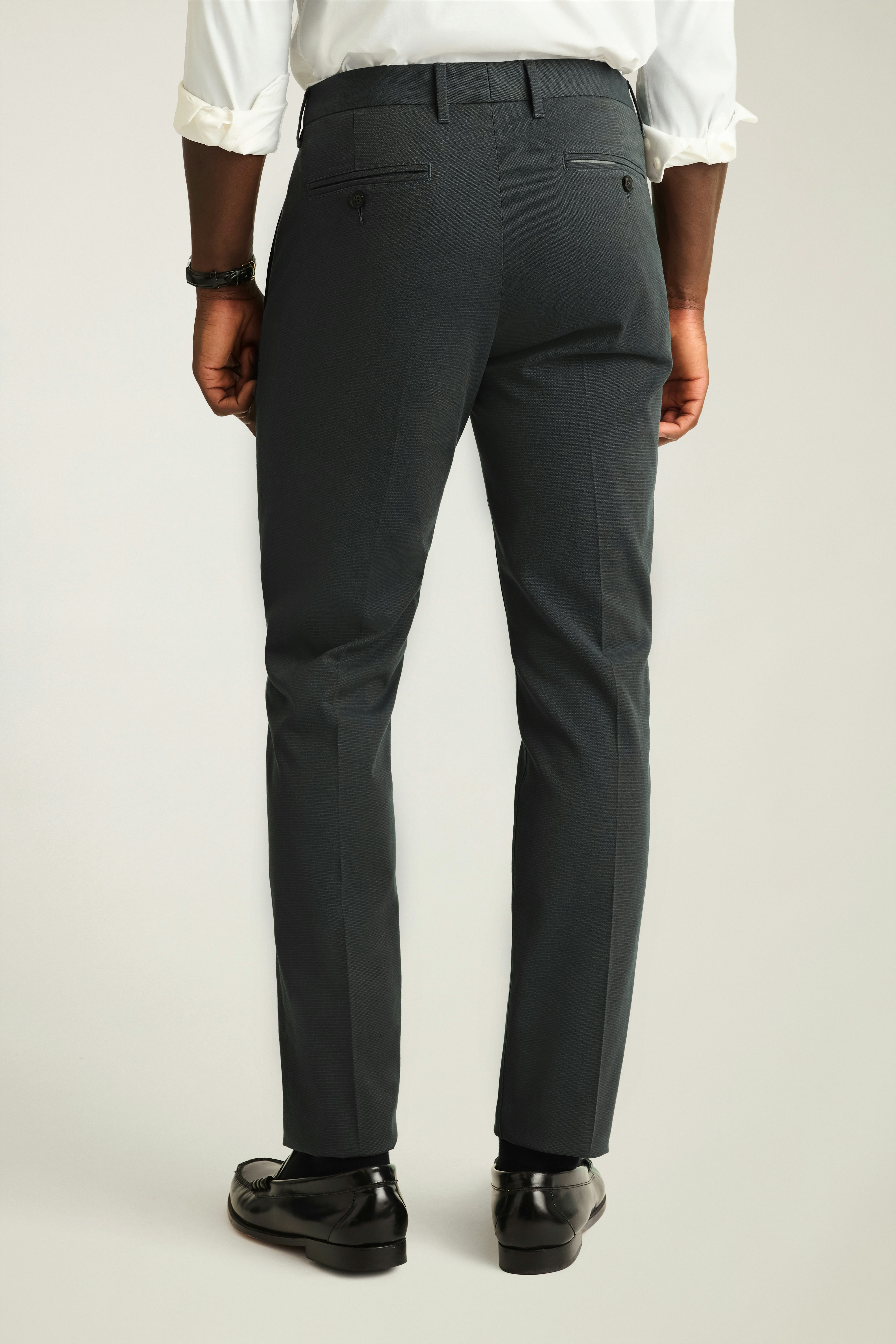 Weekday Warrior Dress Pants tuesday green micro dobby