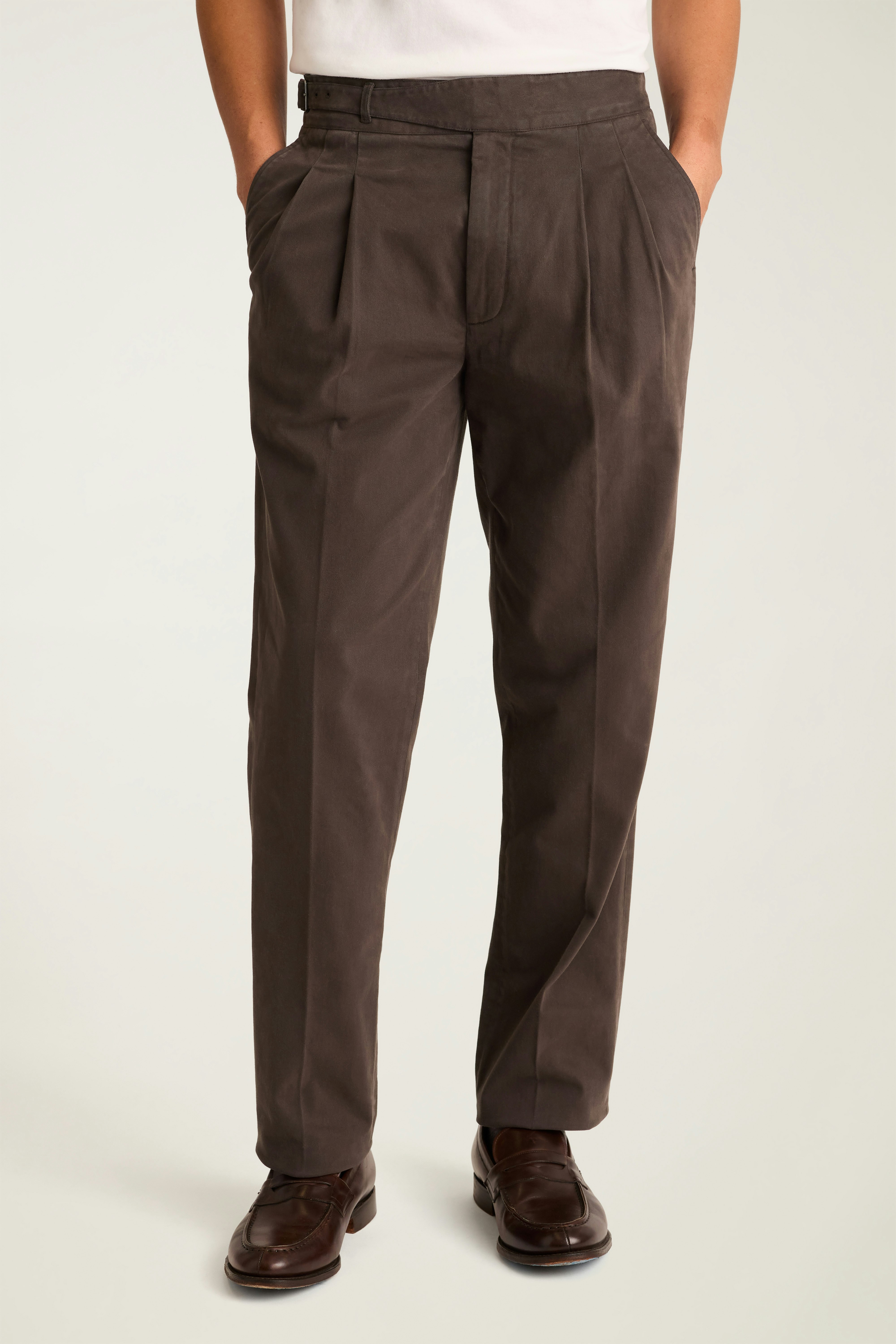 Italian Gurkha Trouser chocolate brown 3 Italian Gurkha Trouser chocolate brown