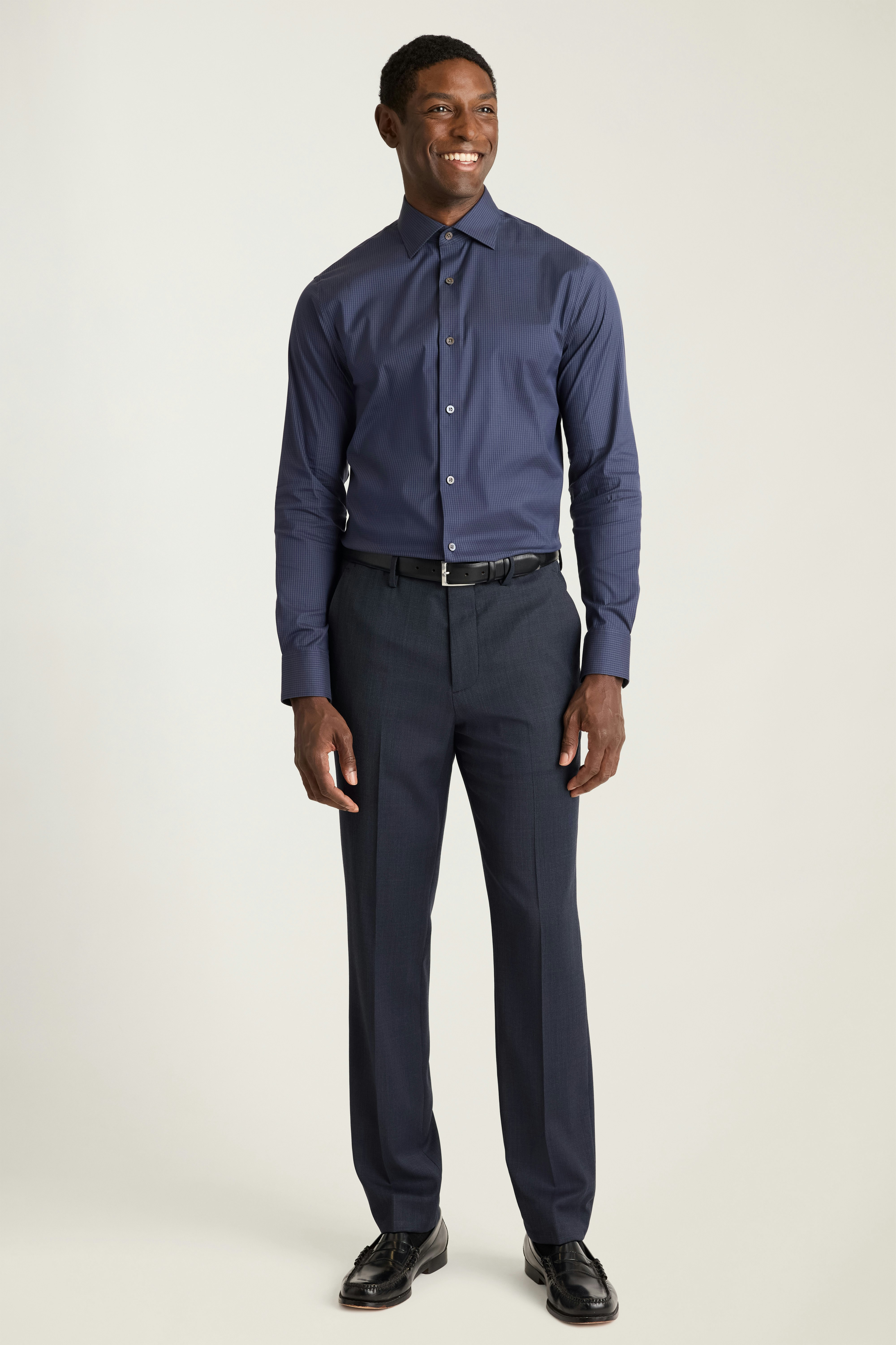 Weekday Warrior Wool Dress Pant dark navy blue