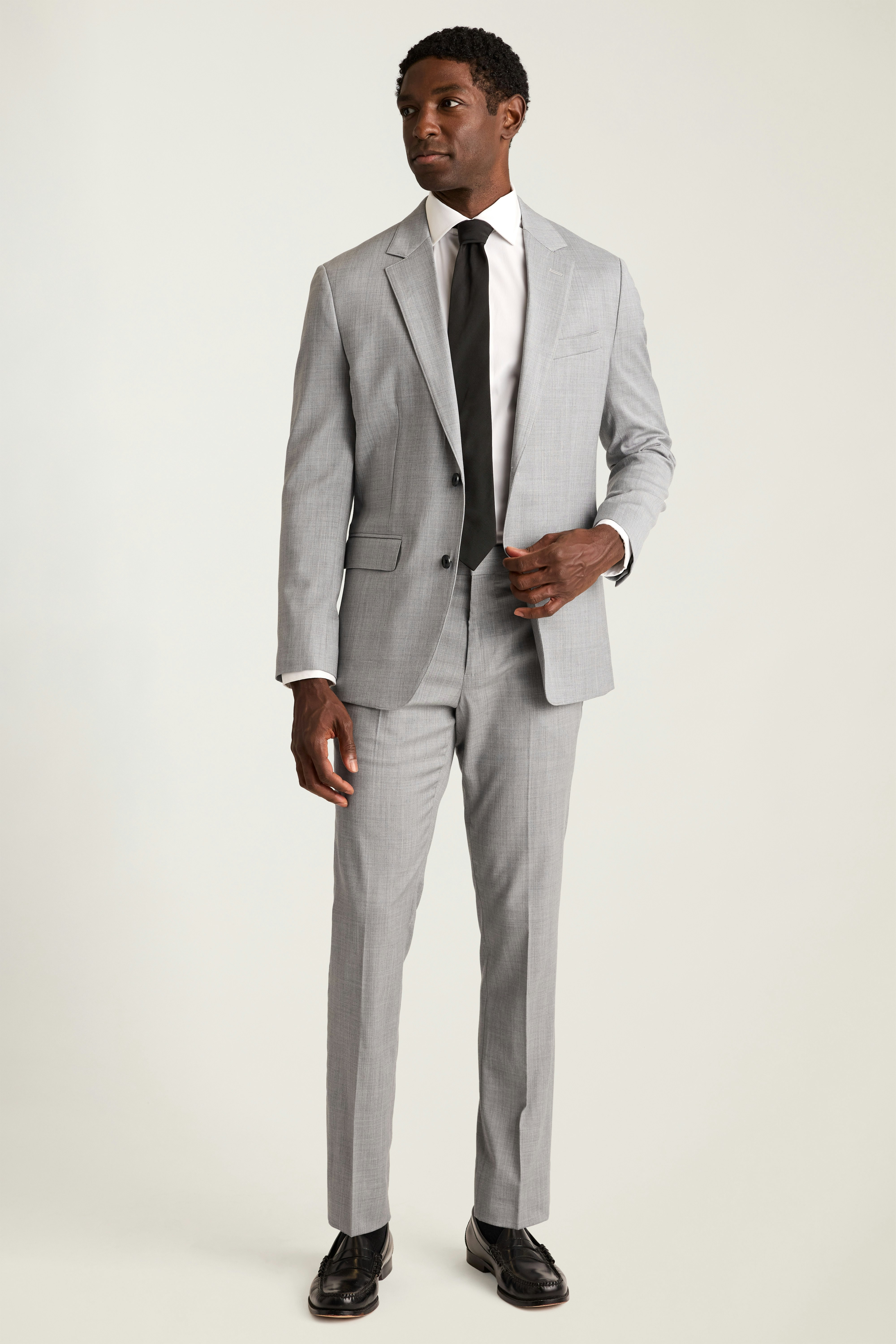 Jetsetter Wool Dress Pant light grey
