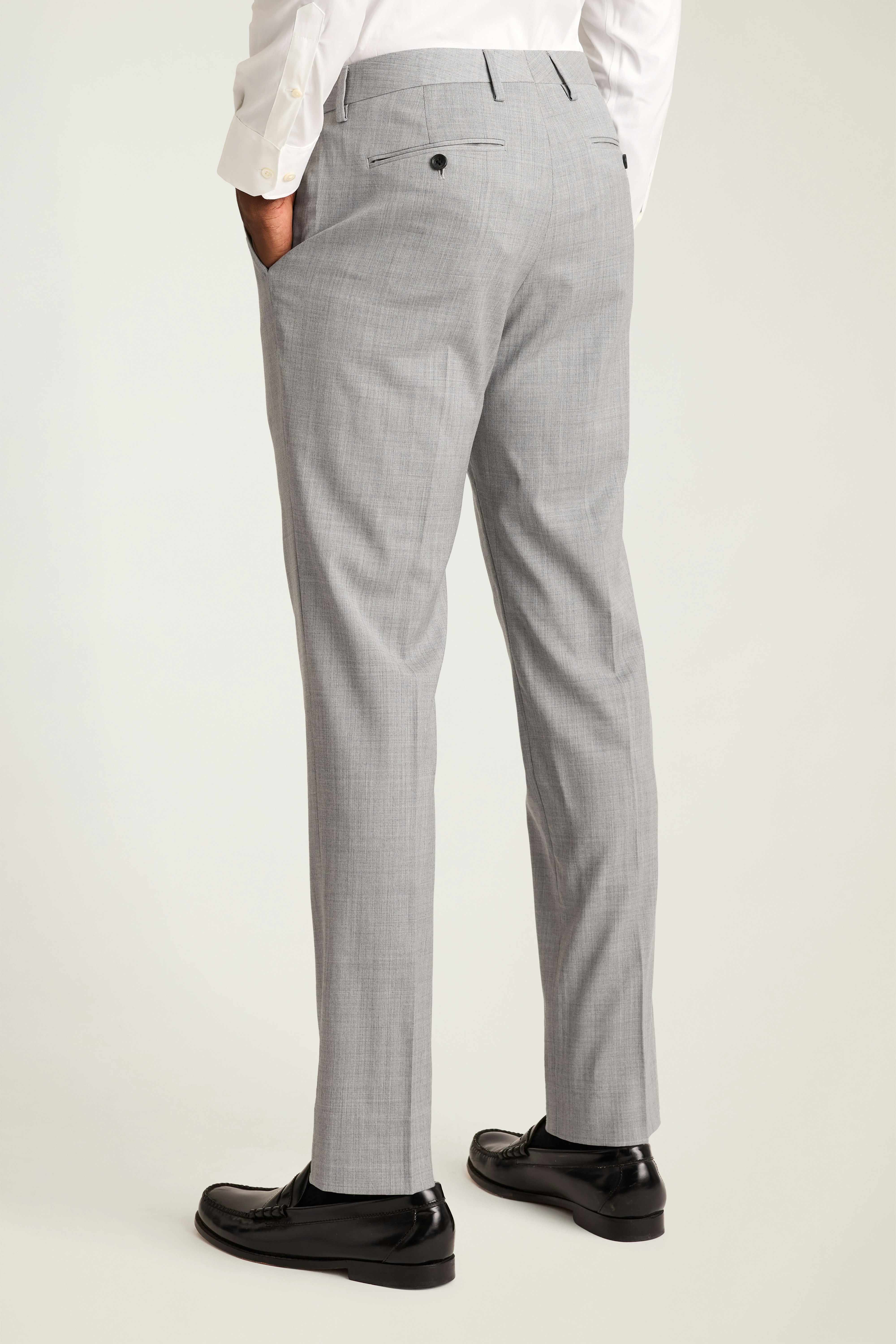 Jetsetter Wool Dress Pant light grey