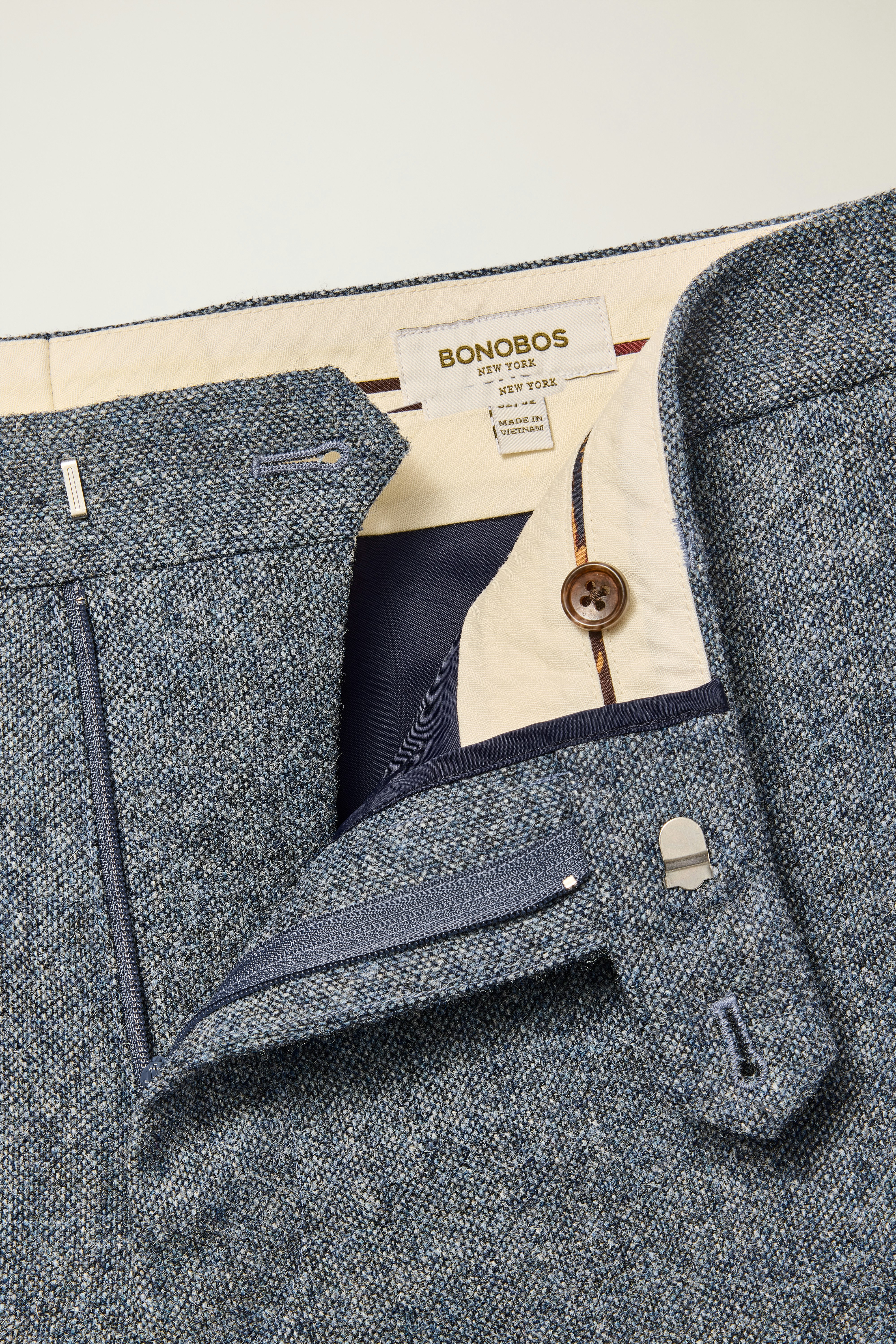 Jetsetter British Tweed Dress Pant stormy seas 6 Jetsetter British Tweed Dress Pant stormy seas