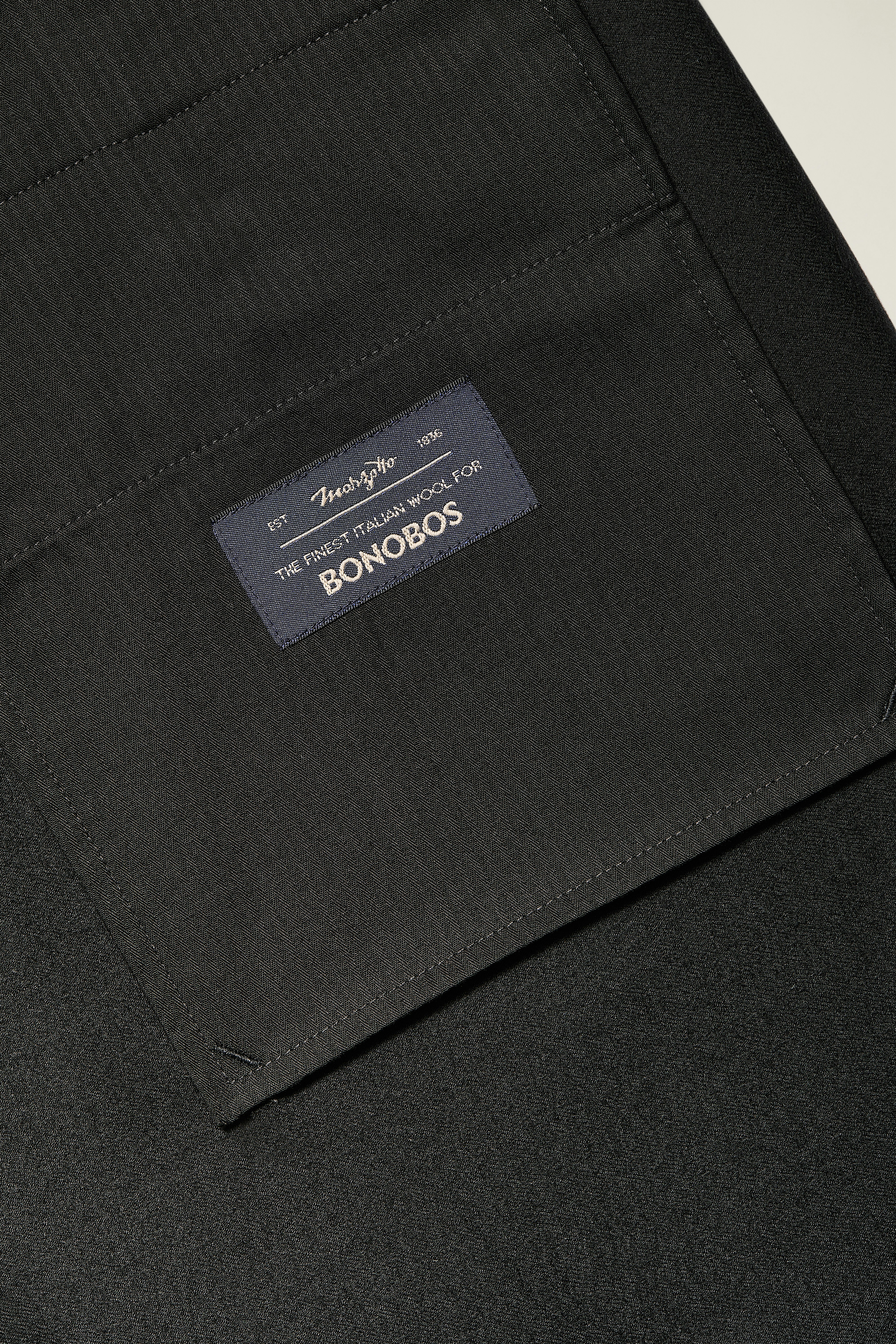 Jetsetter Italian Brushed Wool Dress Pant black 6 Jetsetter Italian Brushed Wool Dress Pant black