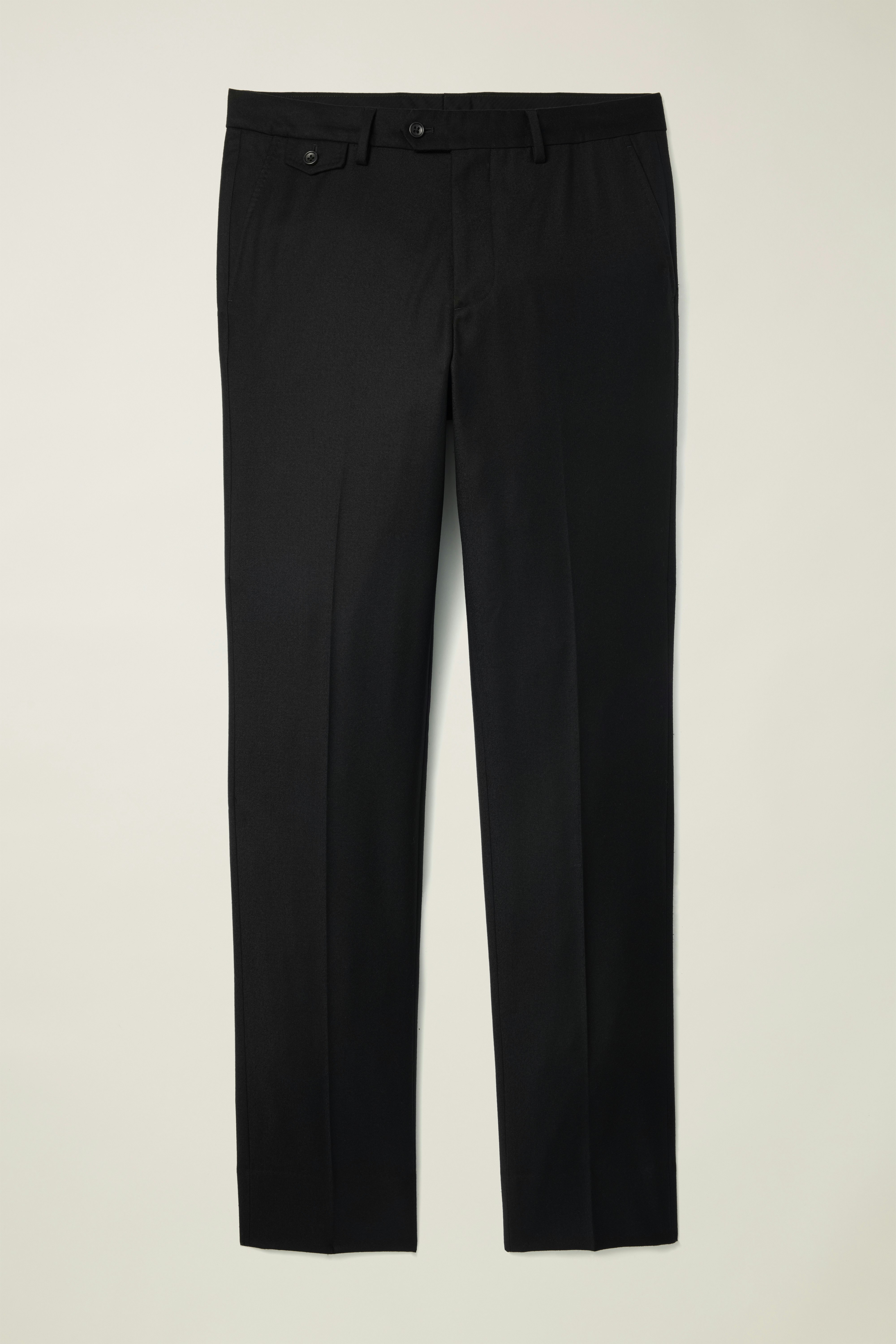 Jetsetter Italian Brushed Wool Dress Pant black 7 Jetsetter Italian Brushed Wool Dress Pant black