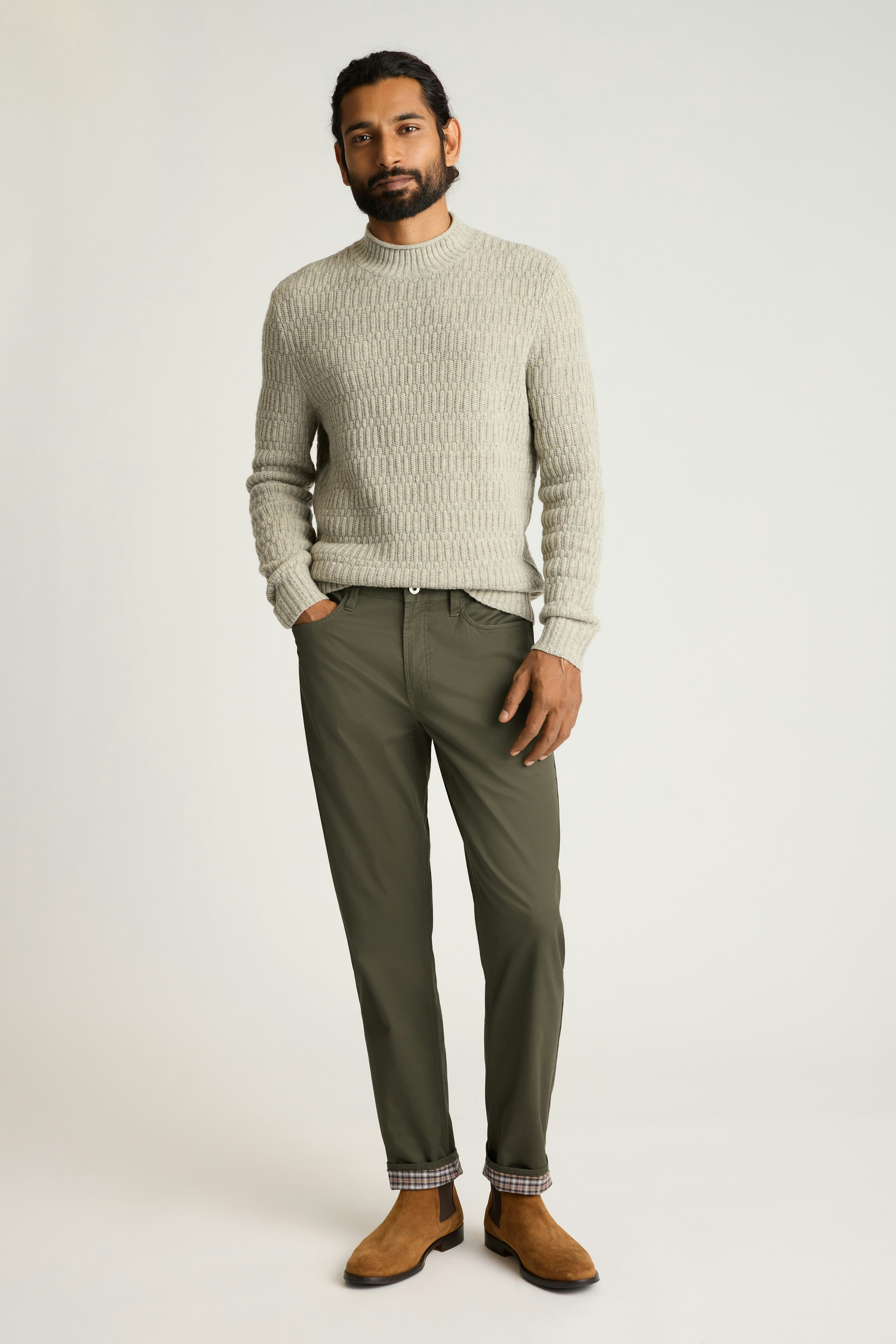 Fireside Flannel Lined Pant forest green
