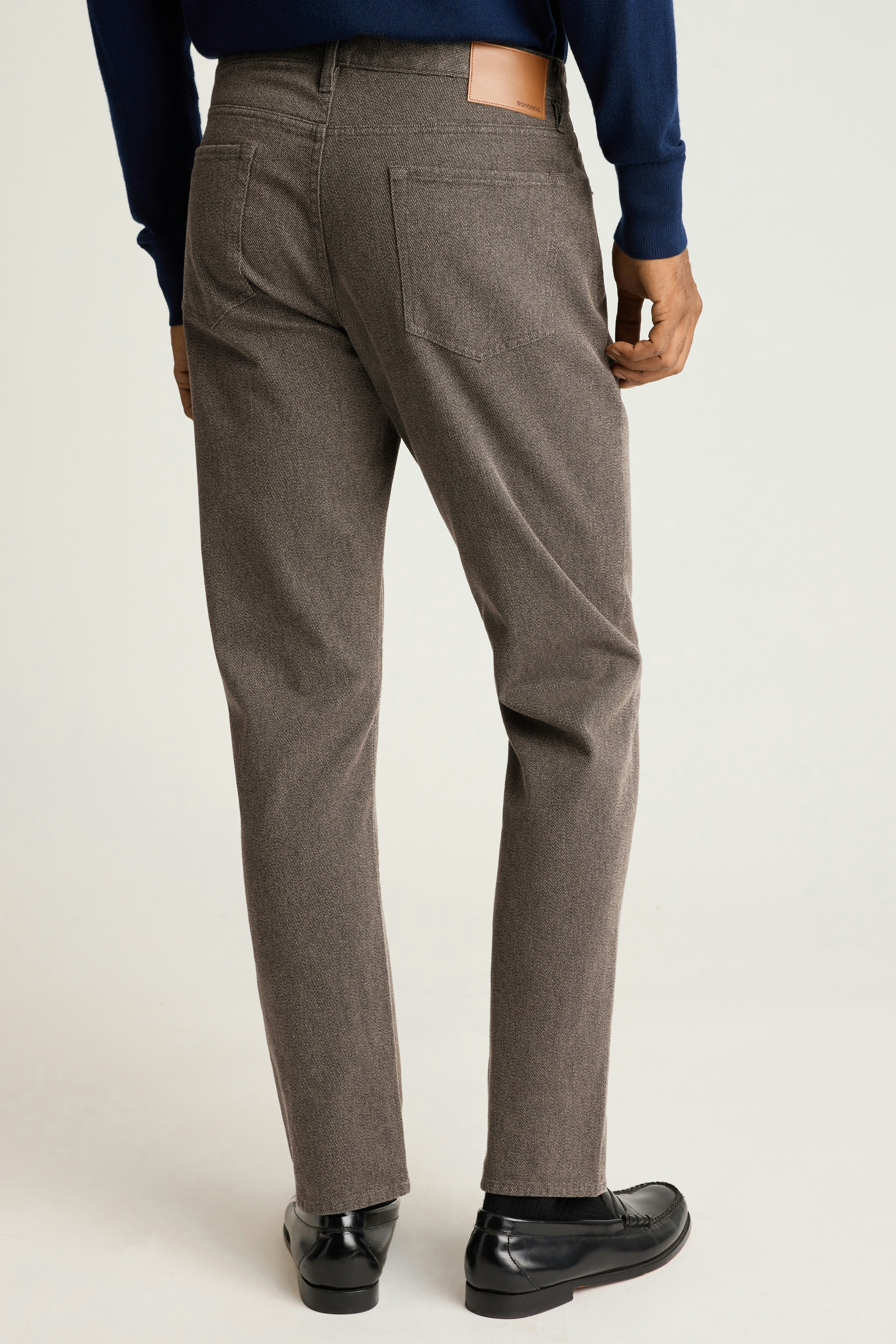 Ridgewood Textured 5-Pocket Pant brown twill 3 Ridgewood Textured 5-Pocket Pant brown twill