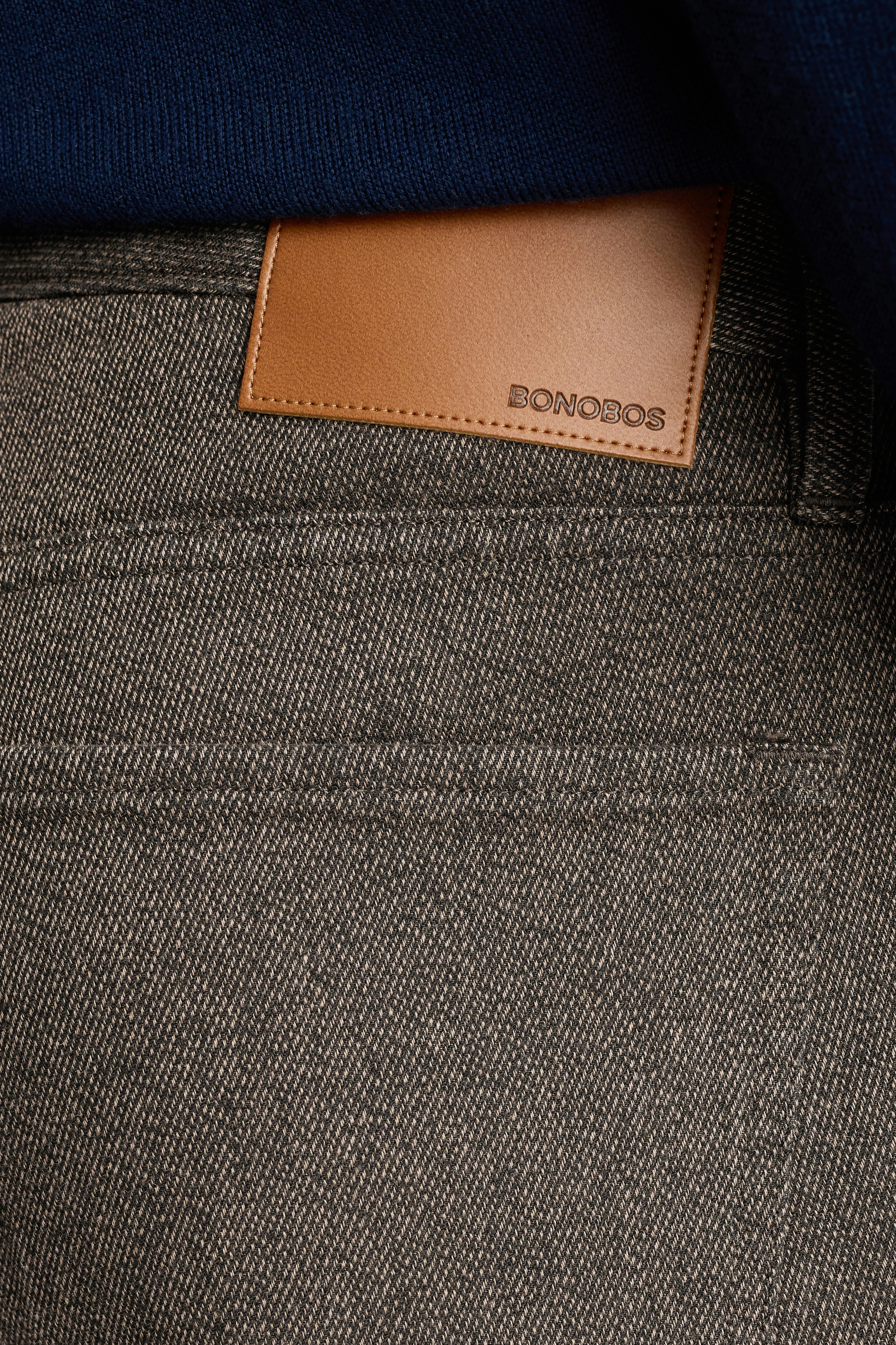 Ridgewood Textured 5-Pocket Pant brown twill 4 Ridgewood Textured 5-Pocket Pant brown twill