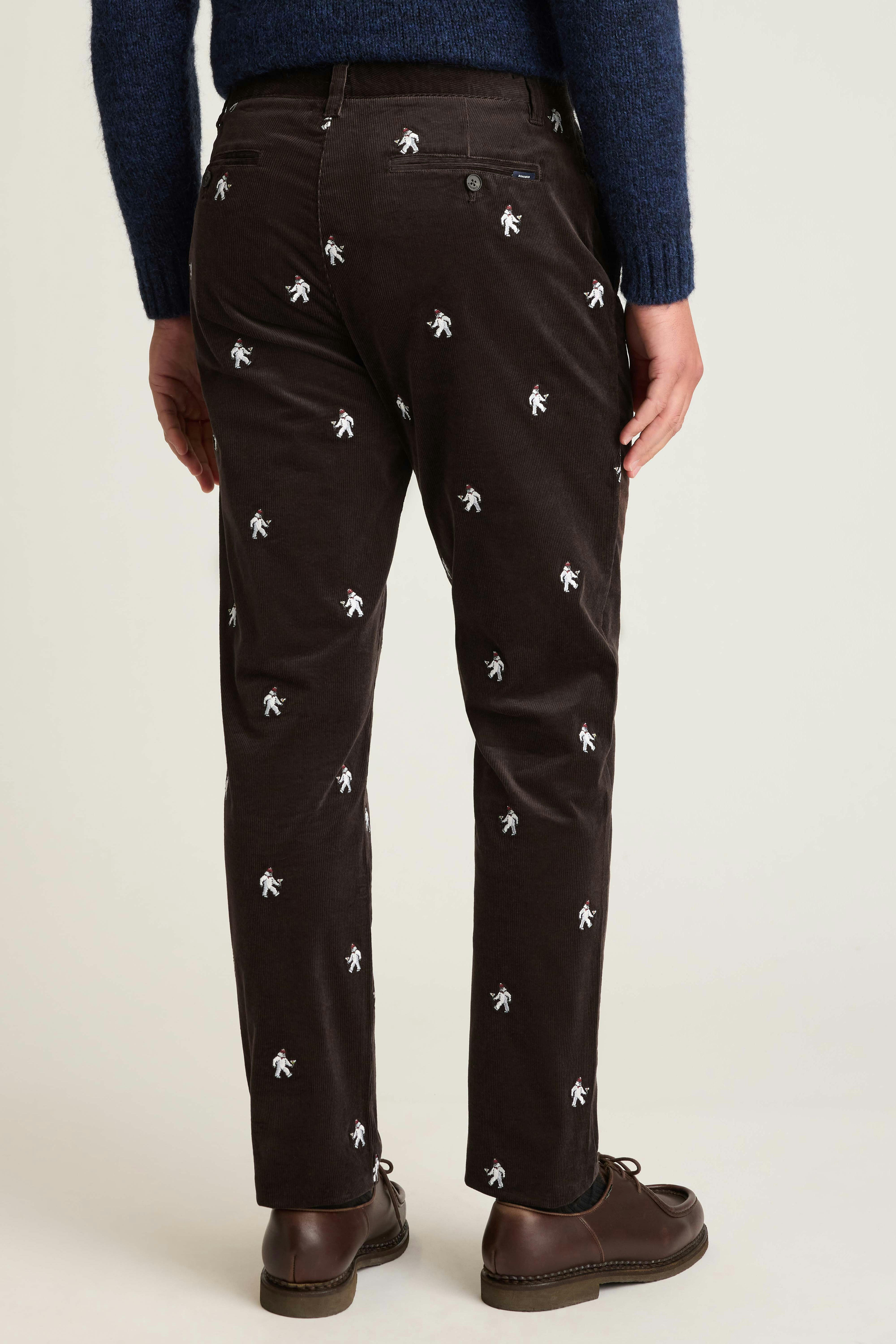 Reveler Chino yeti tini brown corduroy