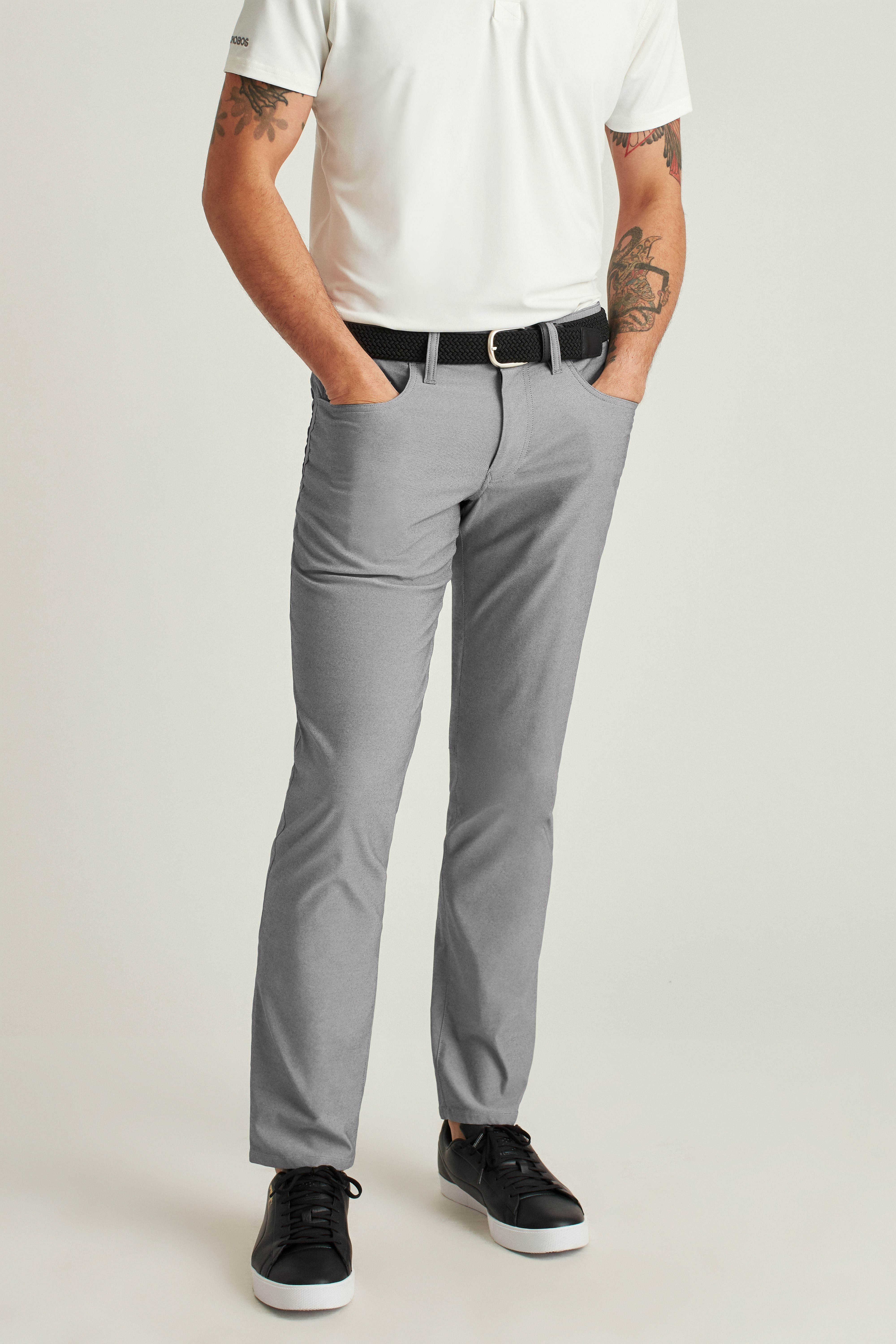 Lightweight 5-Pocket Golf Pant heather charcoal