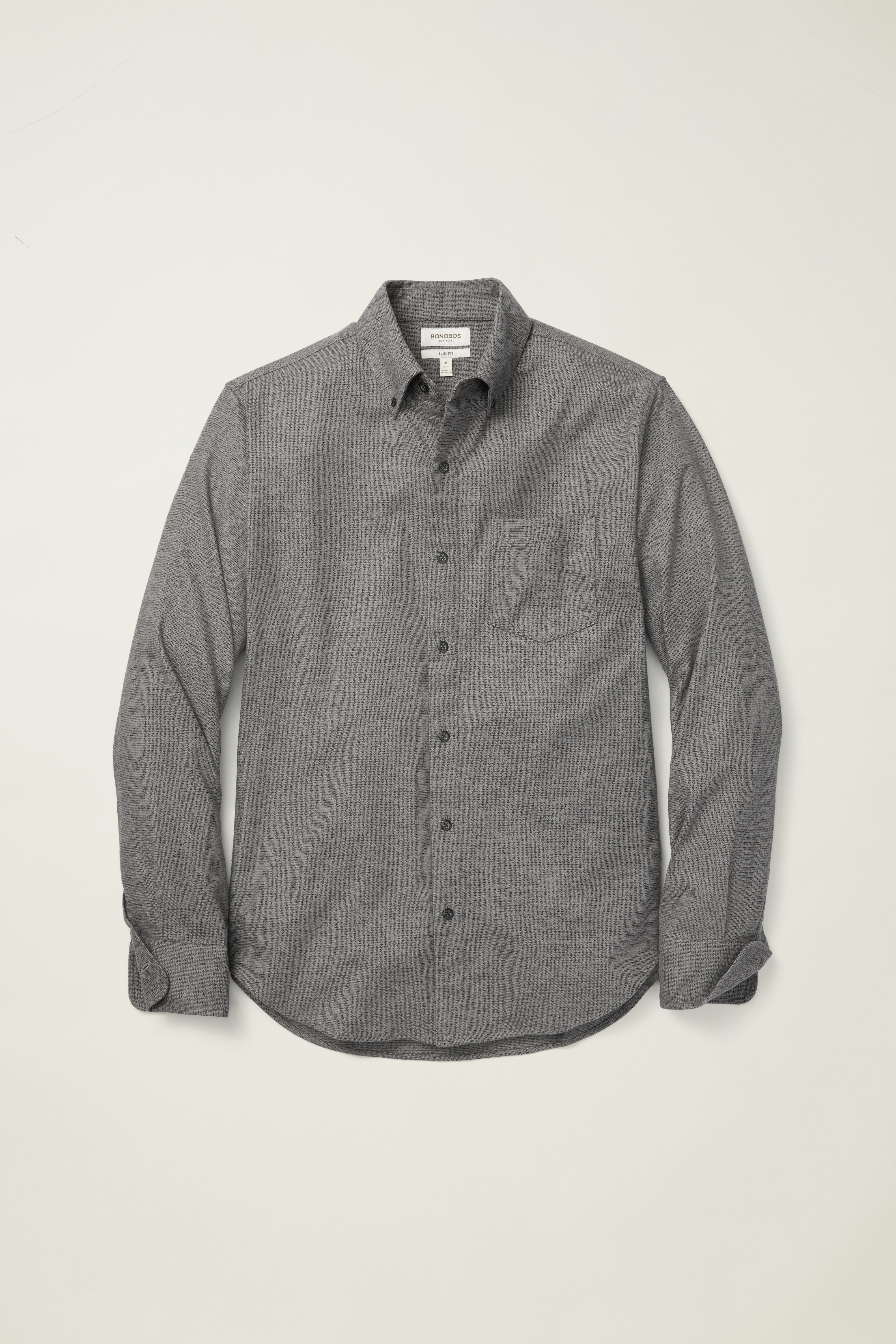 Everyday Lightweight Flannel Shirt dark grey dobby houndstooth 5 Everyday Lightweight Flannel Shirt dark grey dobby houndstooth