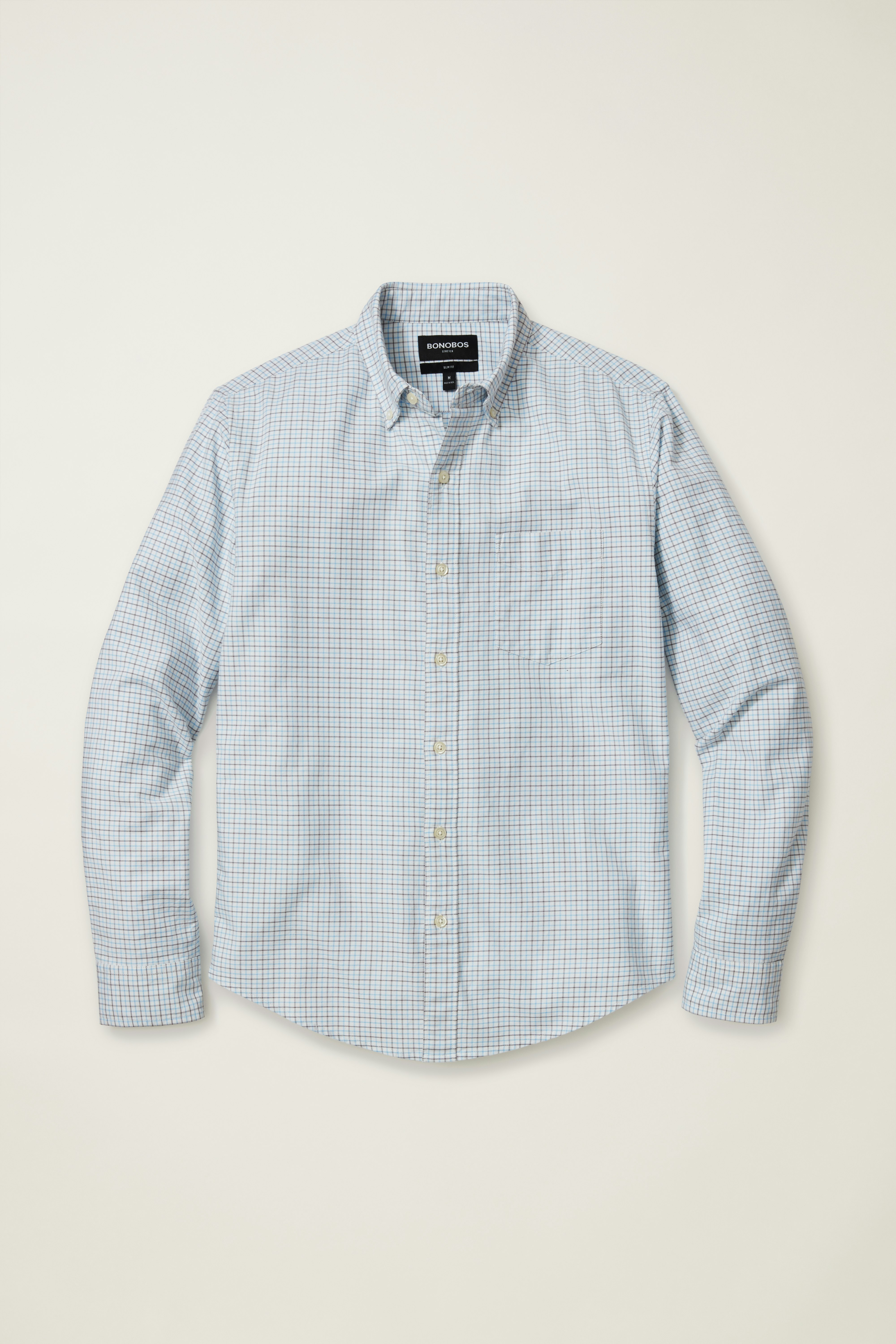 Everyday Oxford Shirt blue nickel check 6 Everyday Oxford Shirt blue nickel check