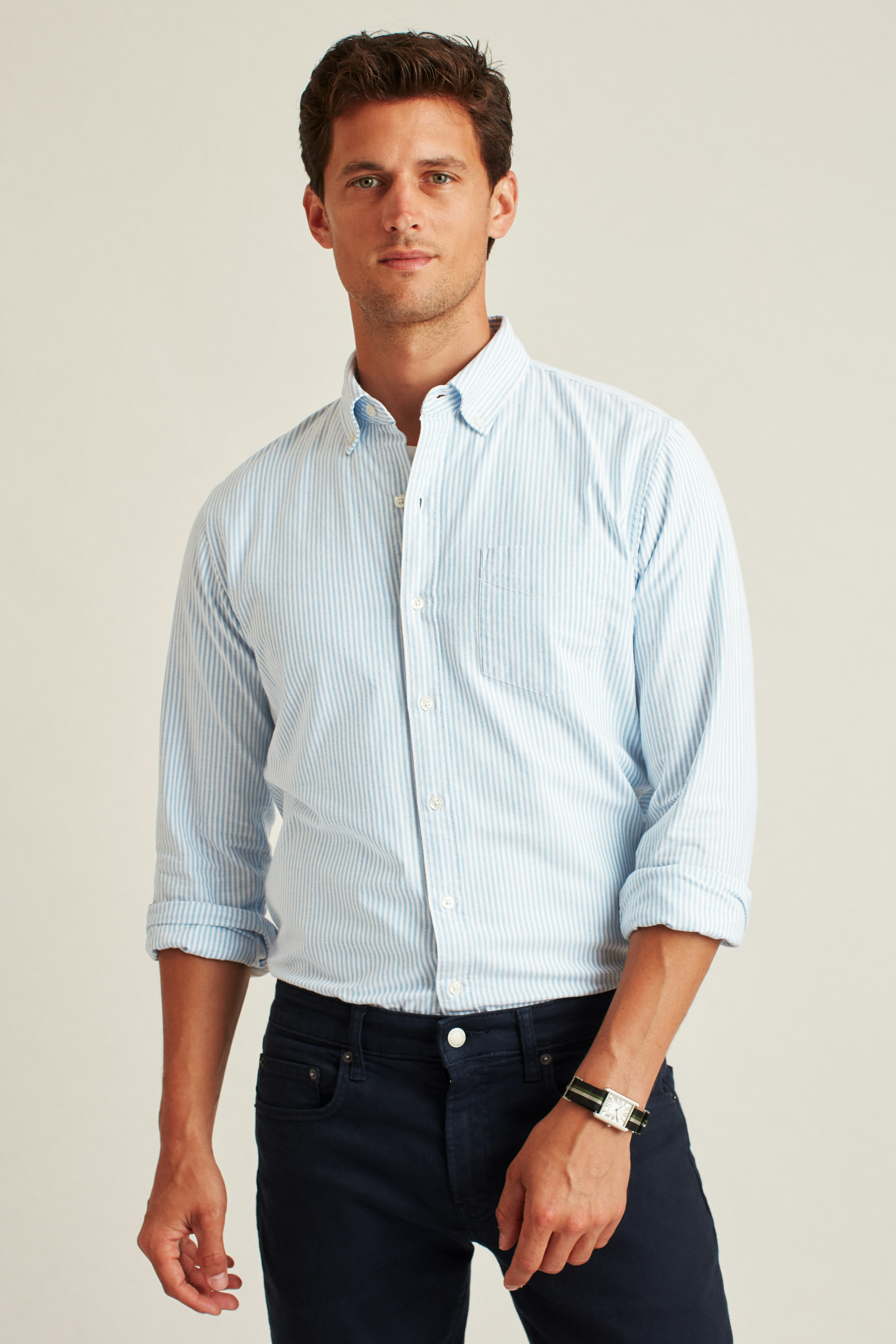 Everyday Oxford Shirt blue classic stripe 3 Everyday Oxford Shirt blue classic stripe