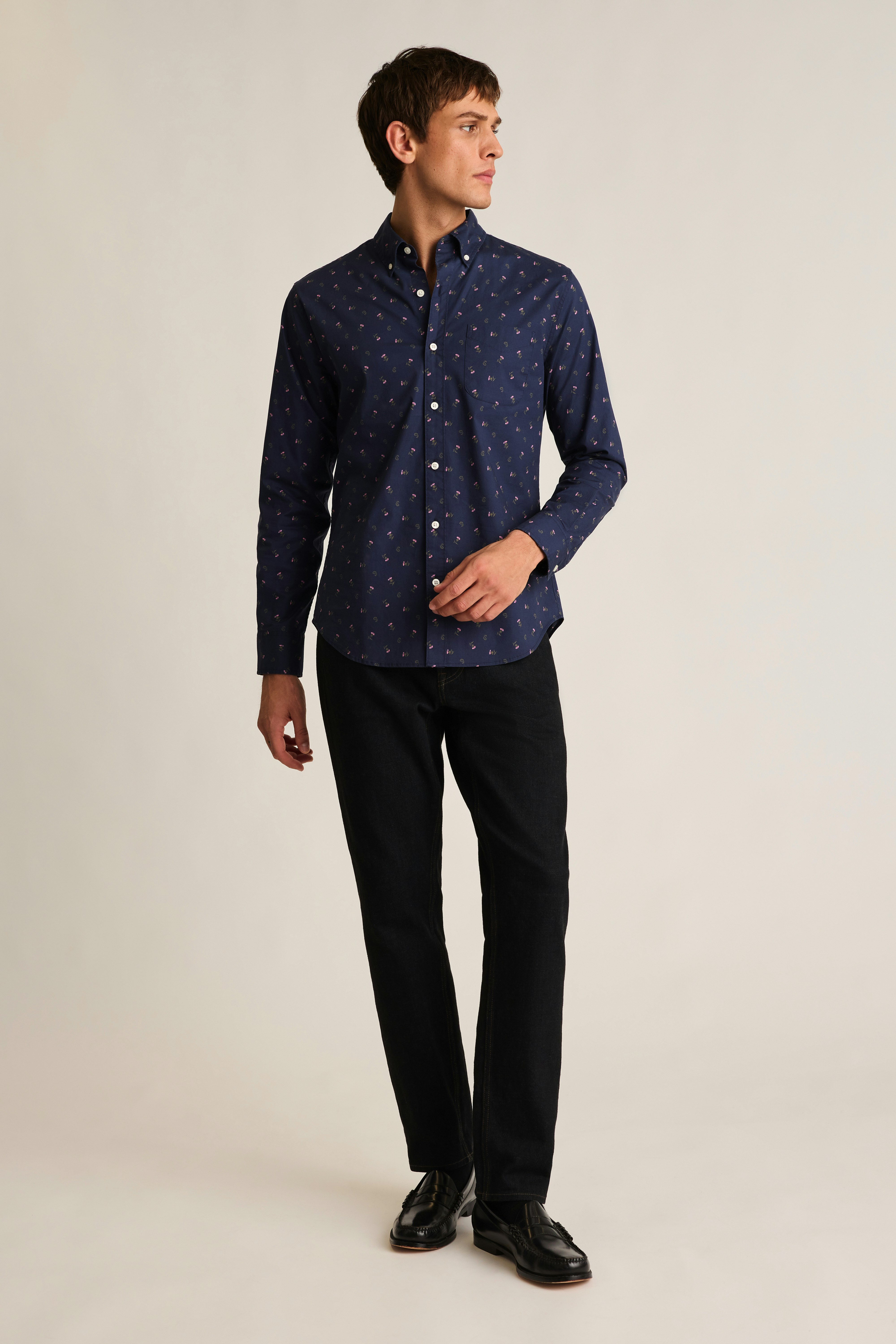 Everyday Shirt navy paisley floral 1 Everyday Shirt navy paisley floral