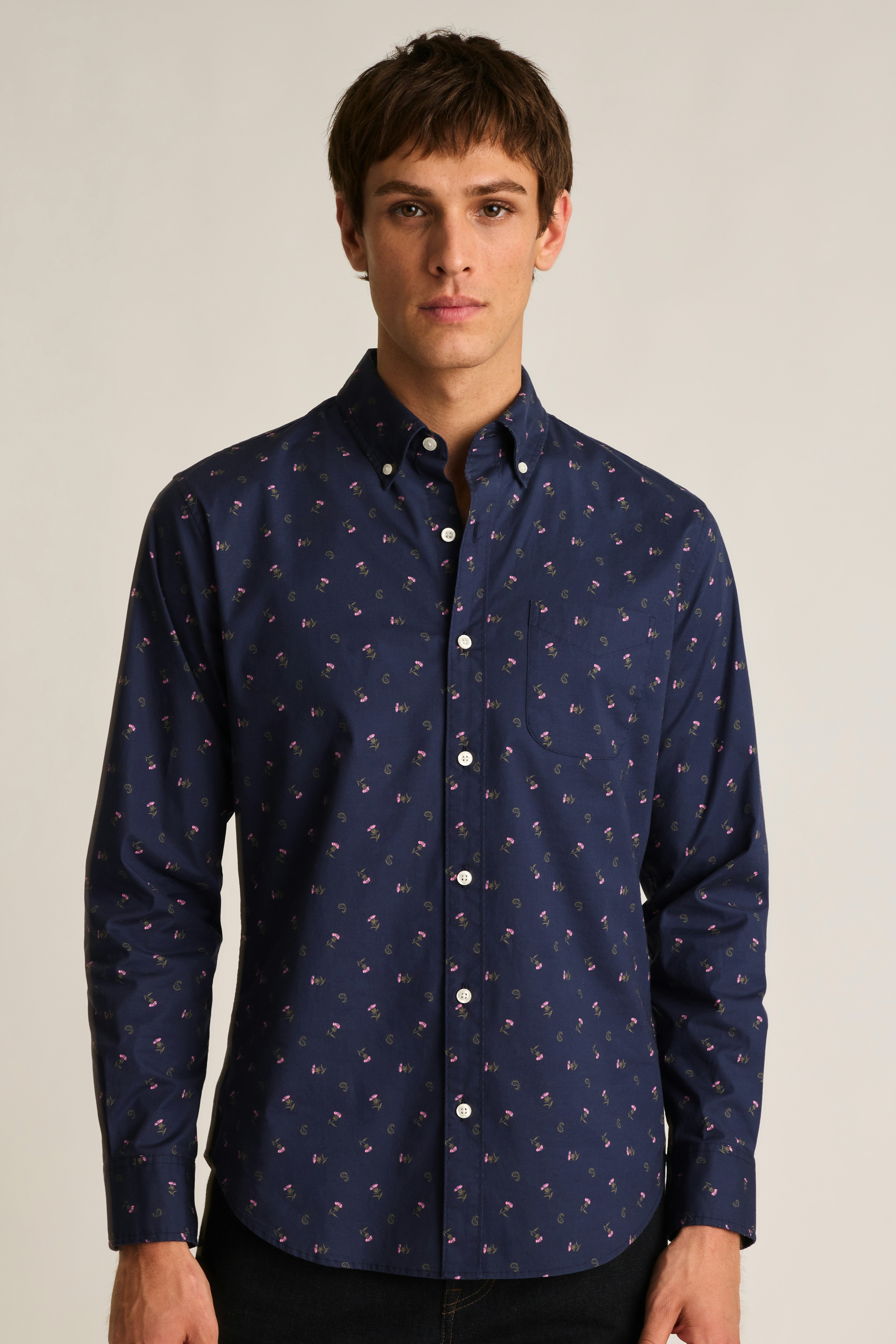 Everyday Shirt navy paisley floral 2 Everyday Shirt navy paisley floral