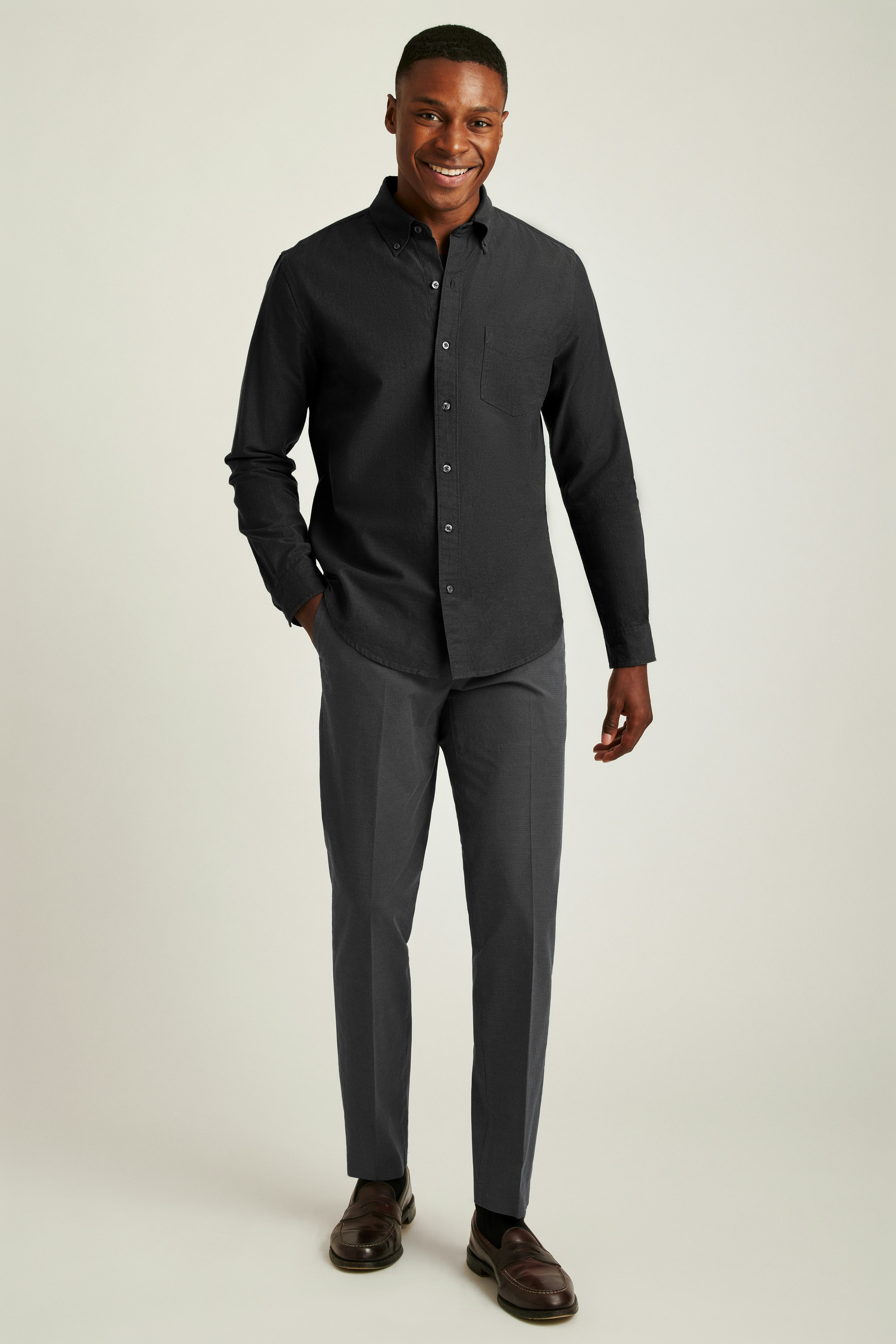 Everyday Oxford Shirt darkest charcoal