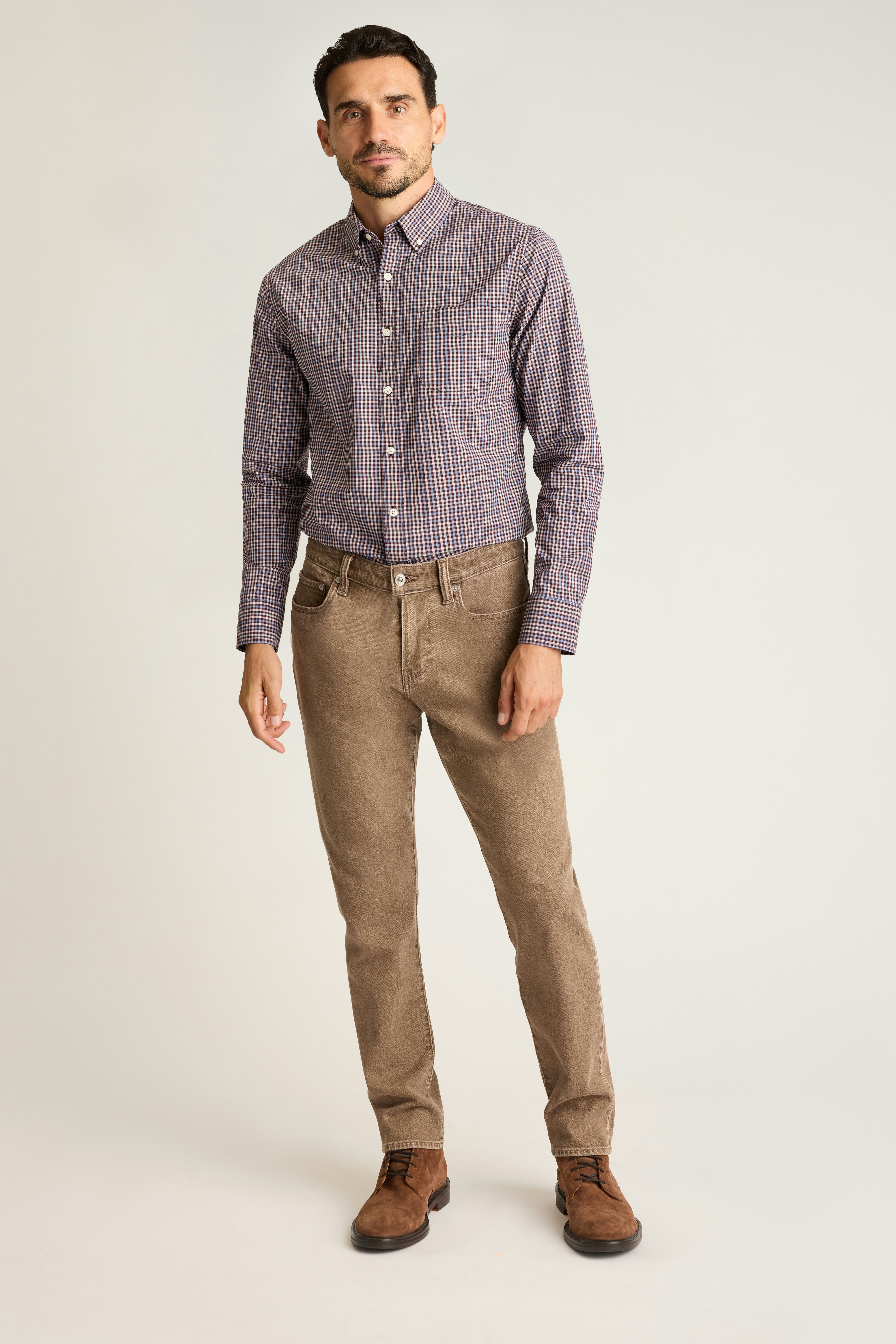 Everyday Shirt pink blue multi check