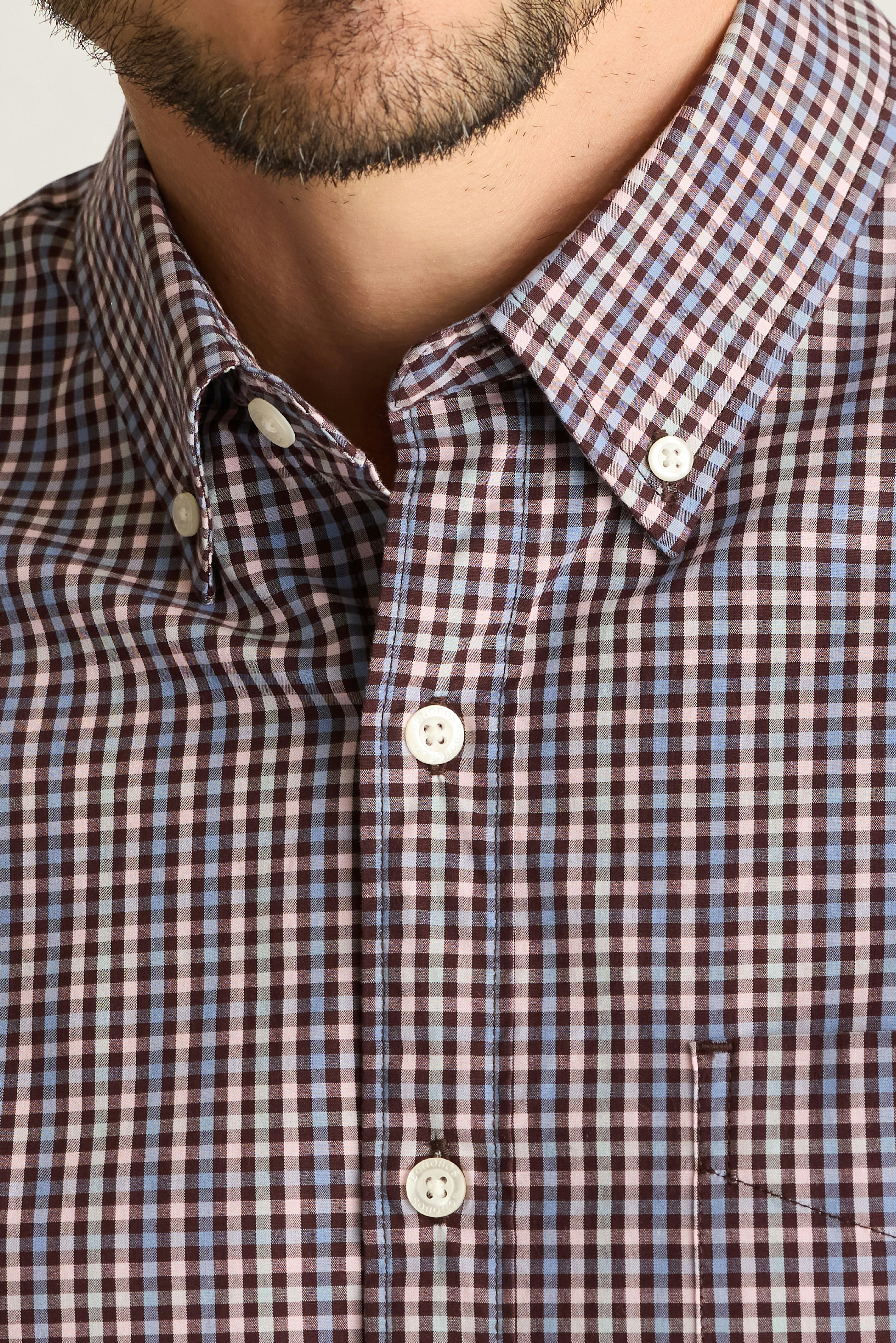 Everyday Shirt pink blue multi check