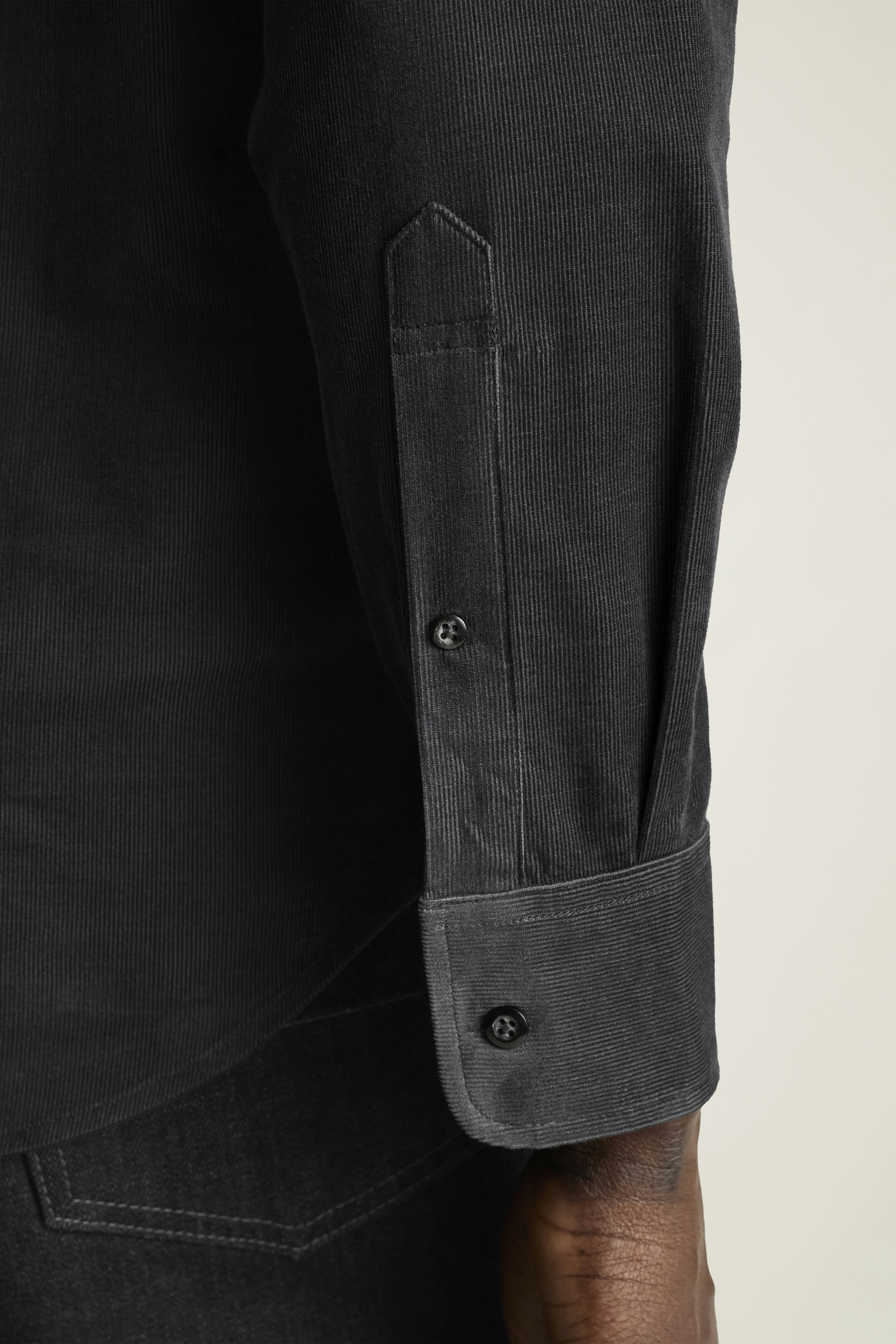 Everyday Corduroy Shirt asphalt grey