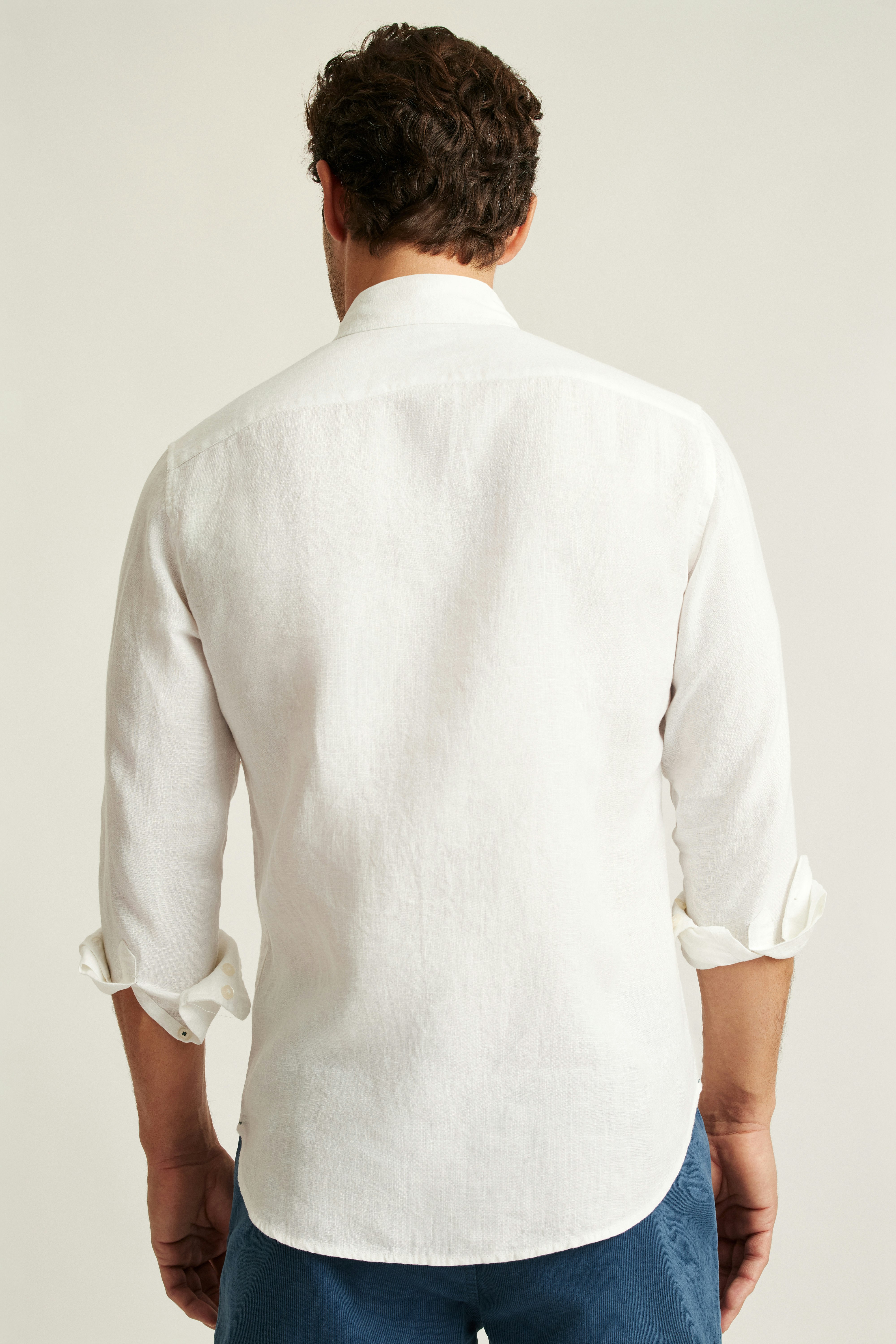 Everyday Linen Shirt white pearl