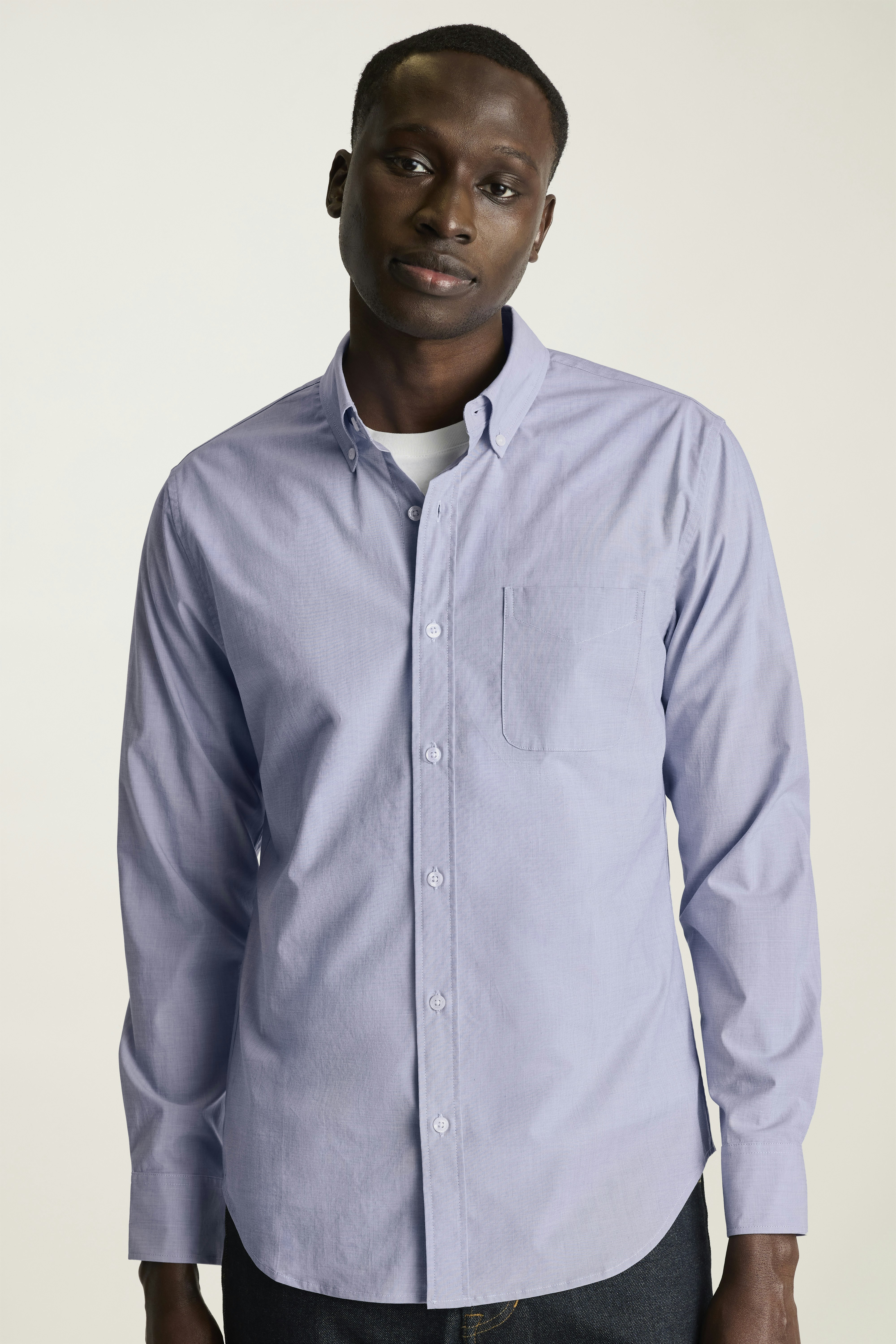 Everyday Shirt ocean blue end on end