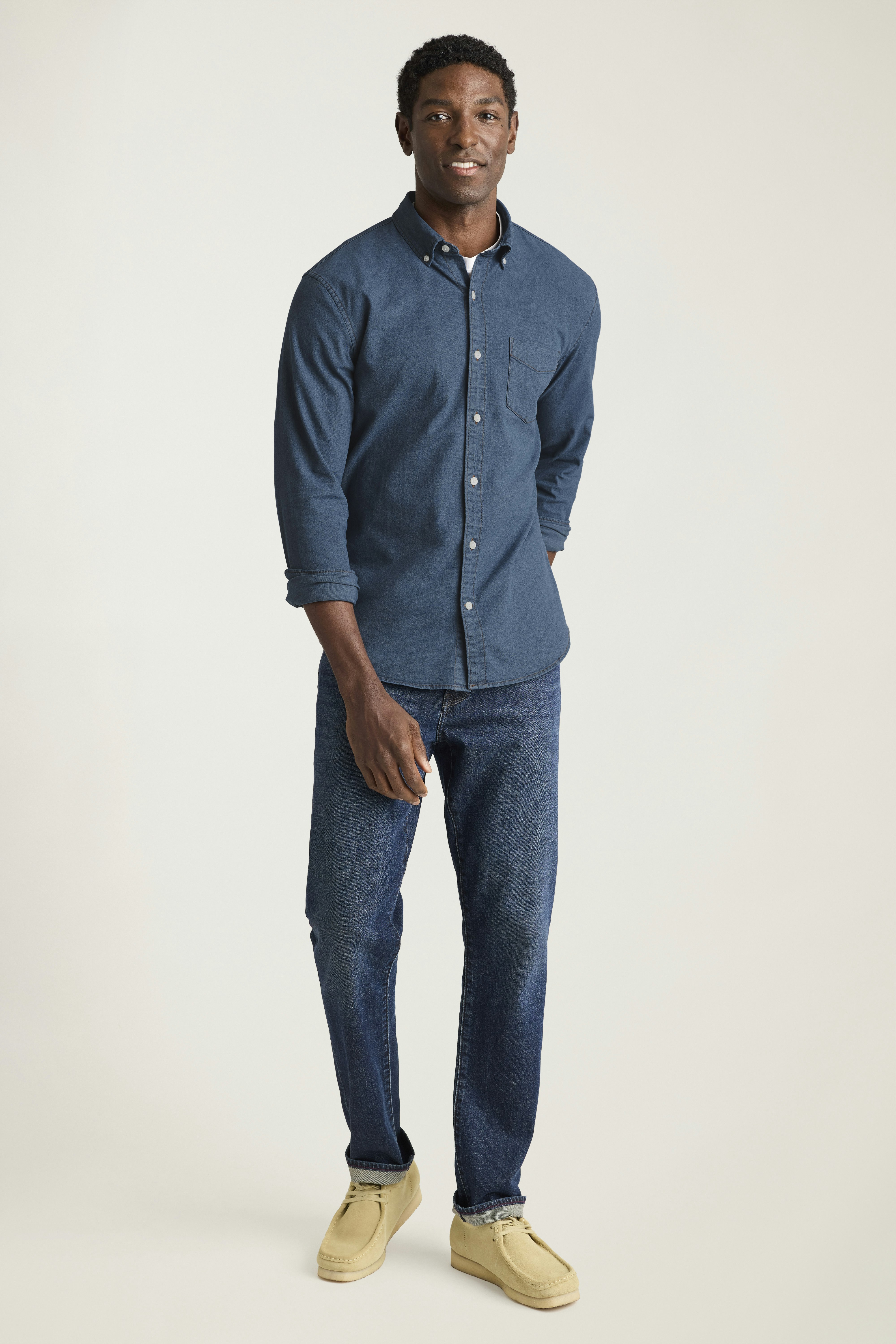 Everyday Denim Shirt ocean blue wash
