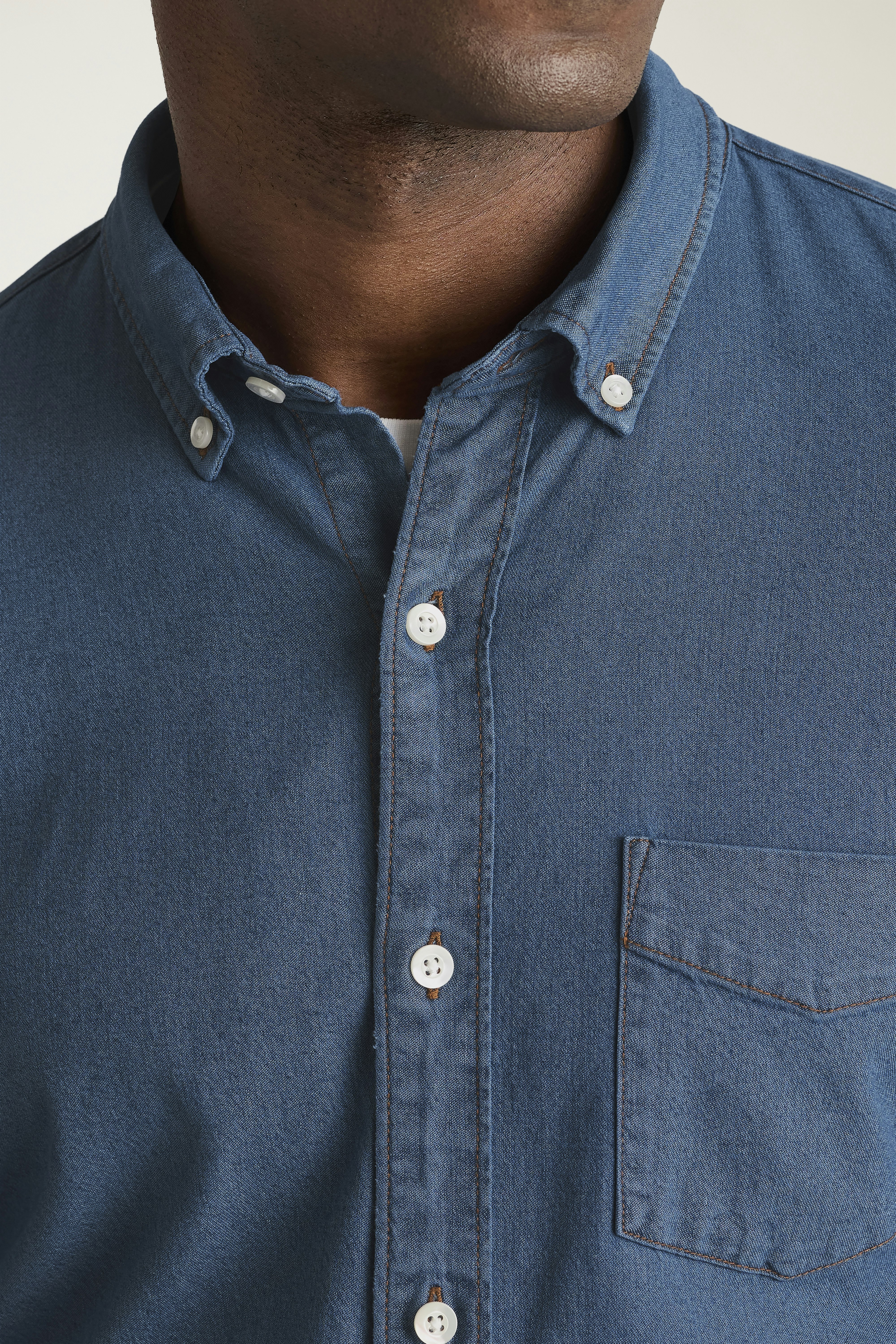 Everyday Denim Shirt ocean blue wash