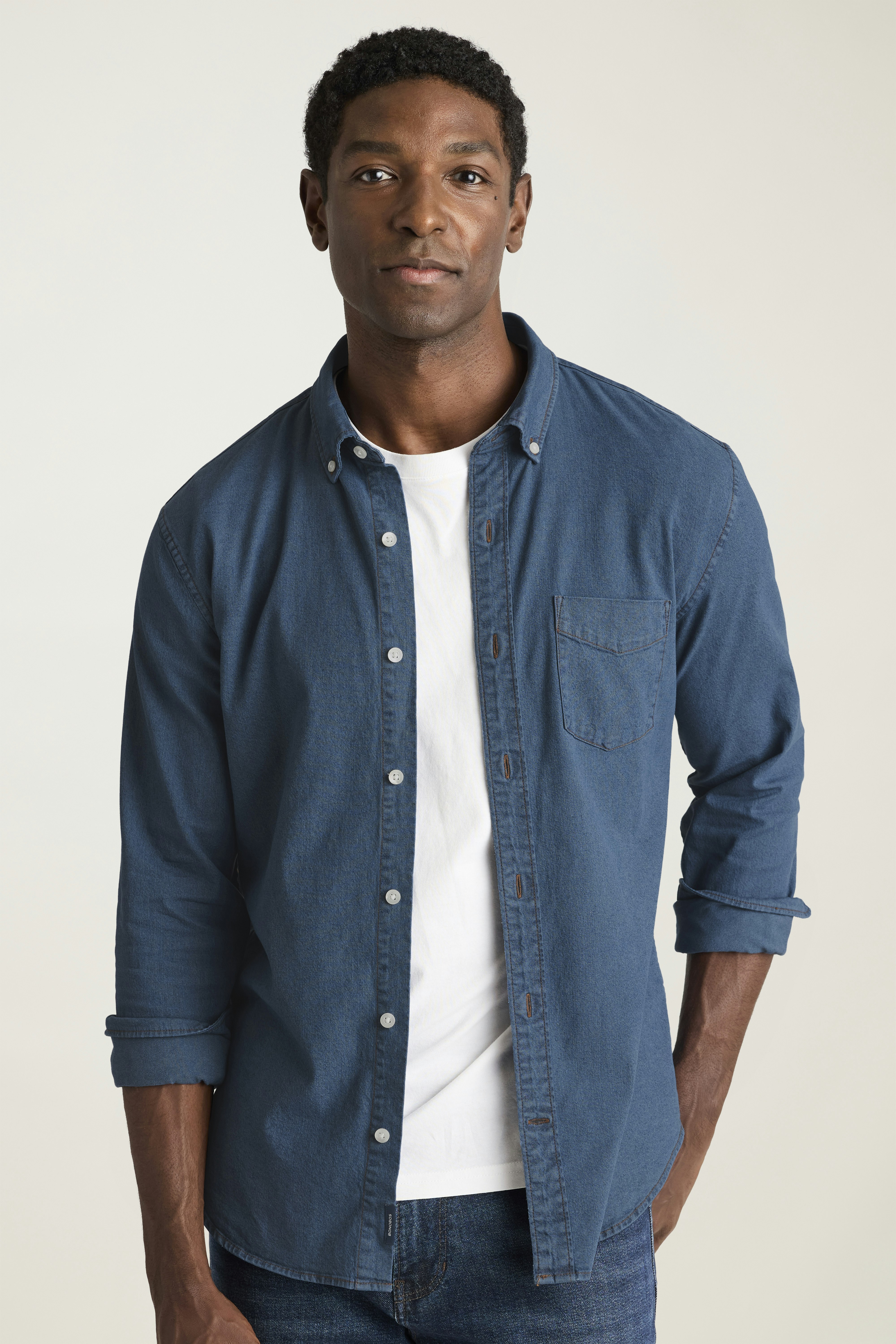 Everyday Denim Shirt ocean blue wash