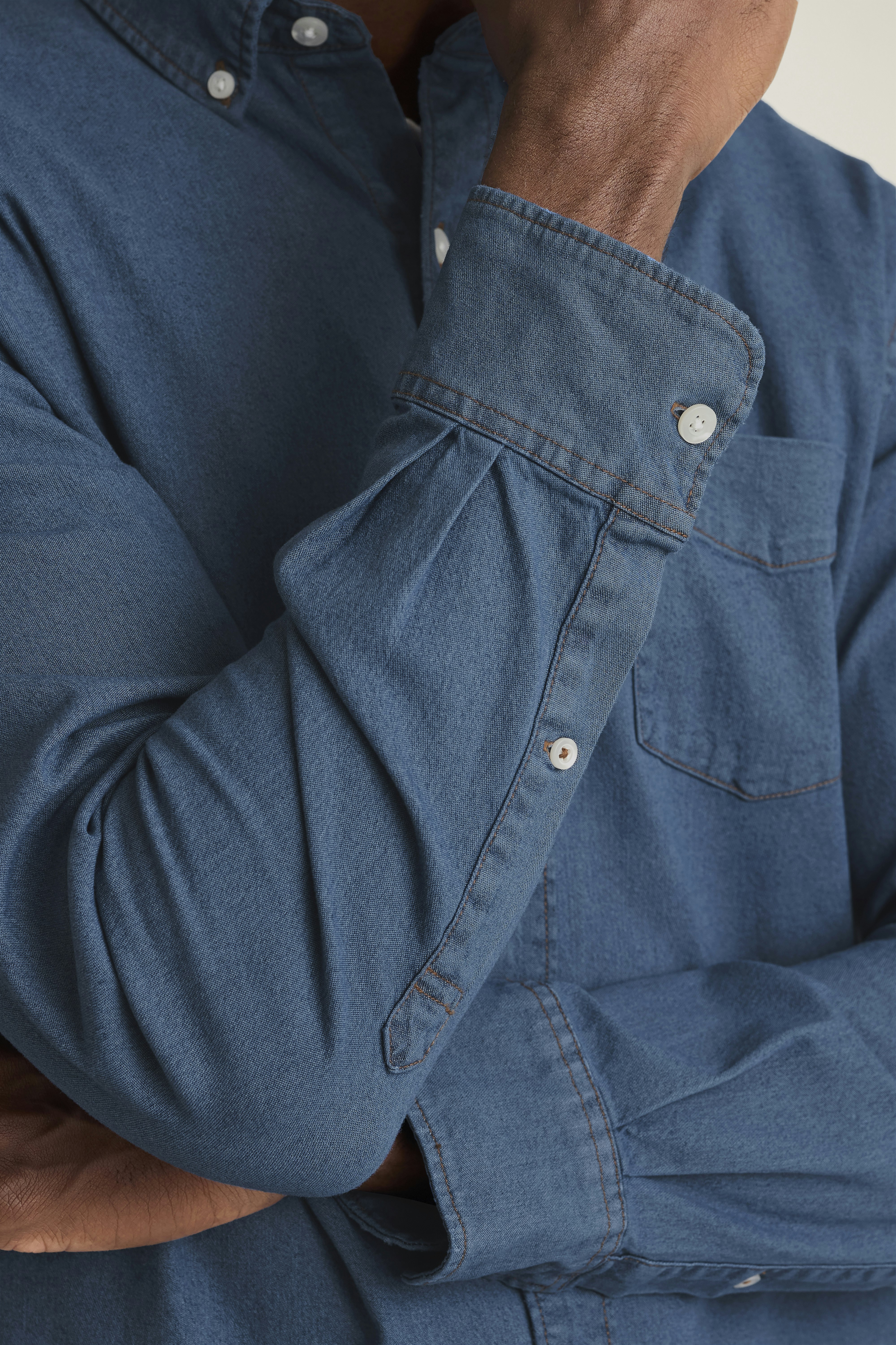 Everyday Denim Shirt ocean blue wash