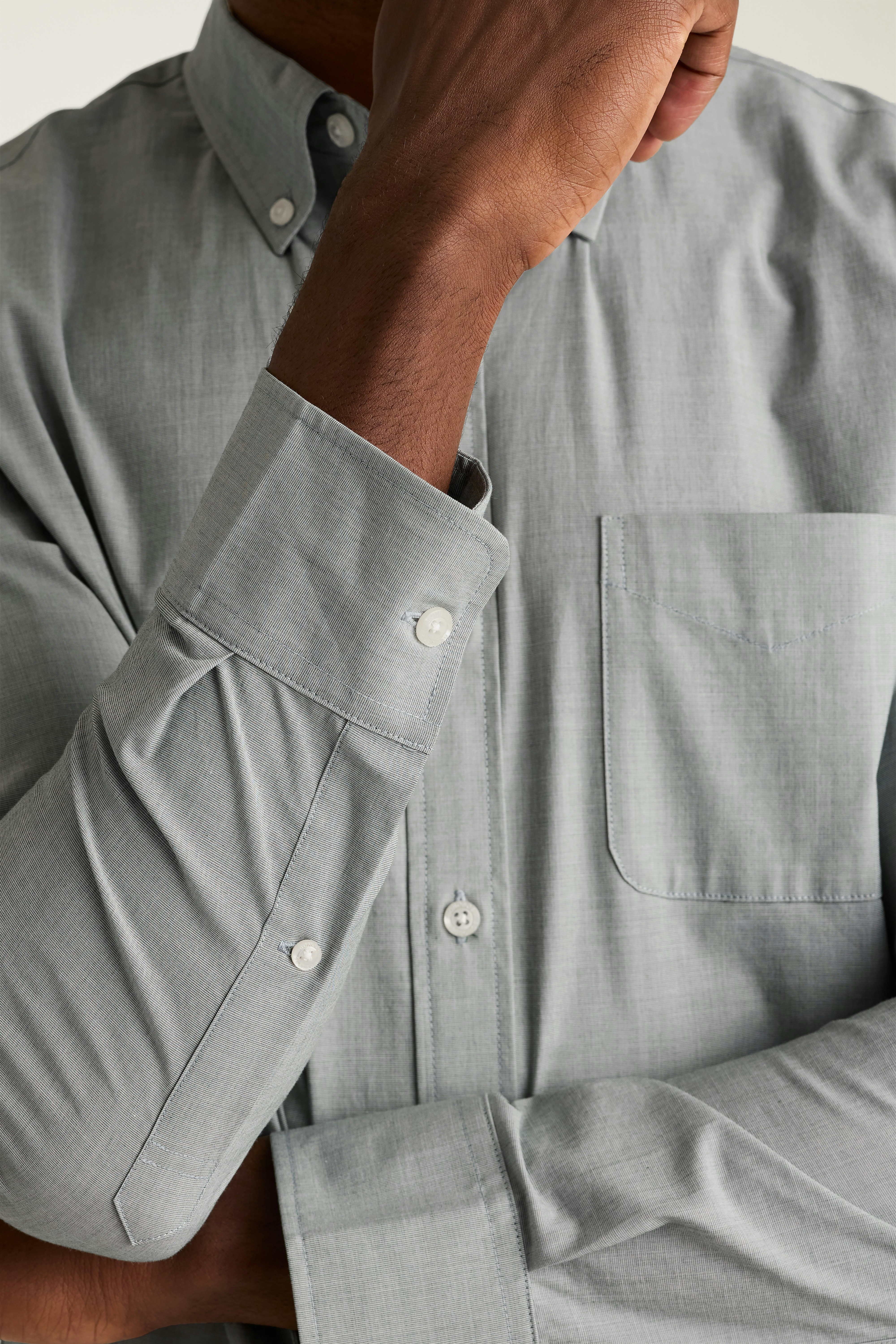 Everyday Shirt forest green end on end