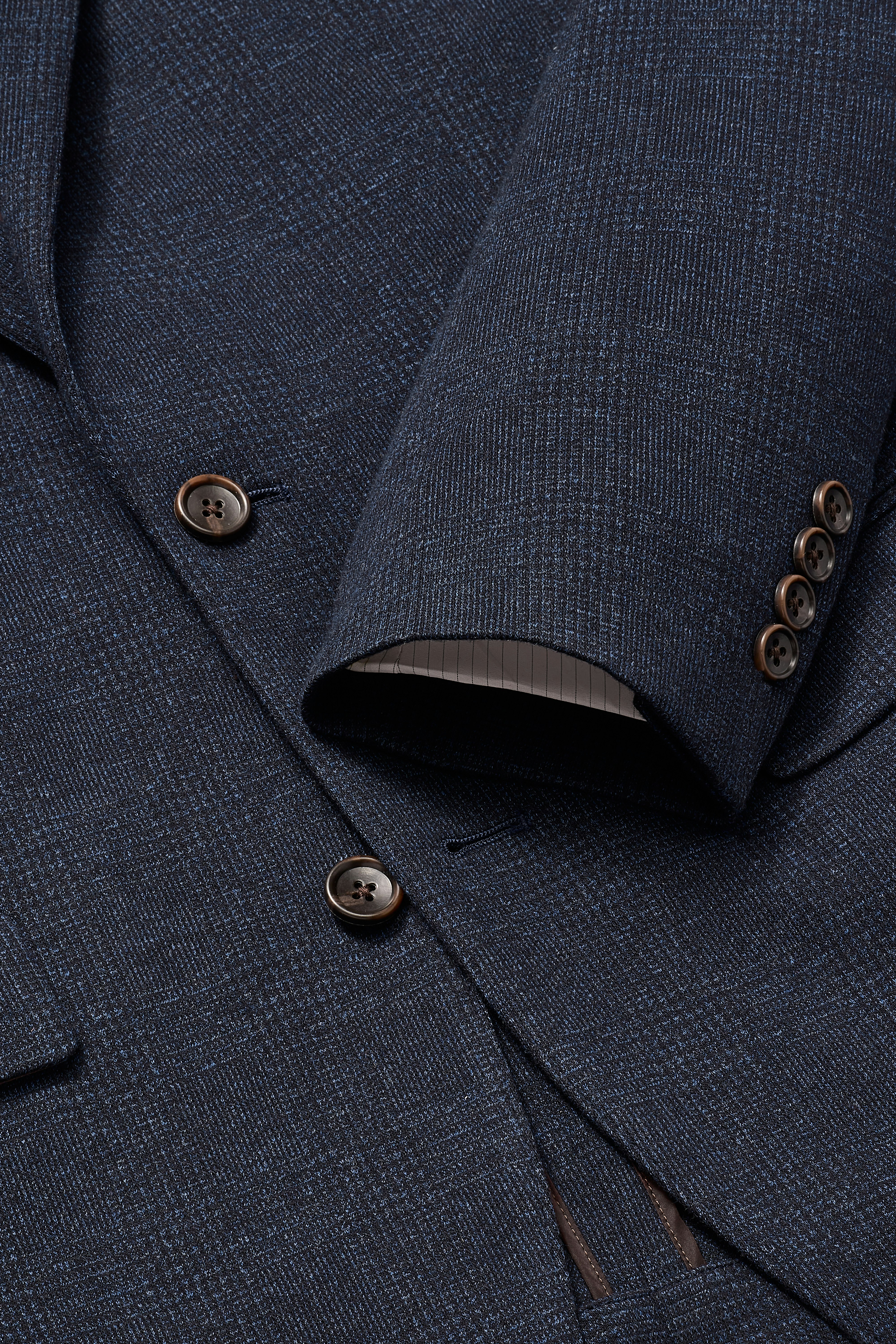 Jetsetter Knit Blazer navy blue glen check 5 Jetsetter Knit Blazer navy blue glen check