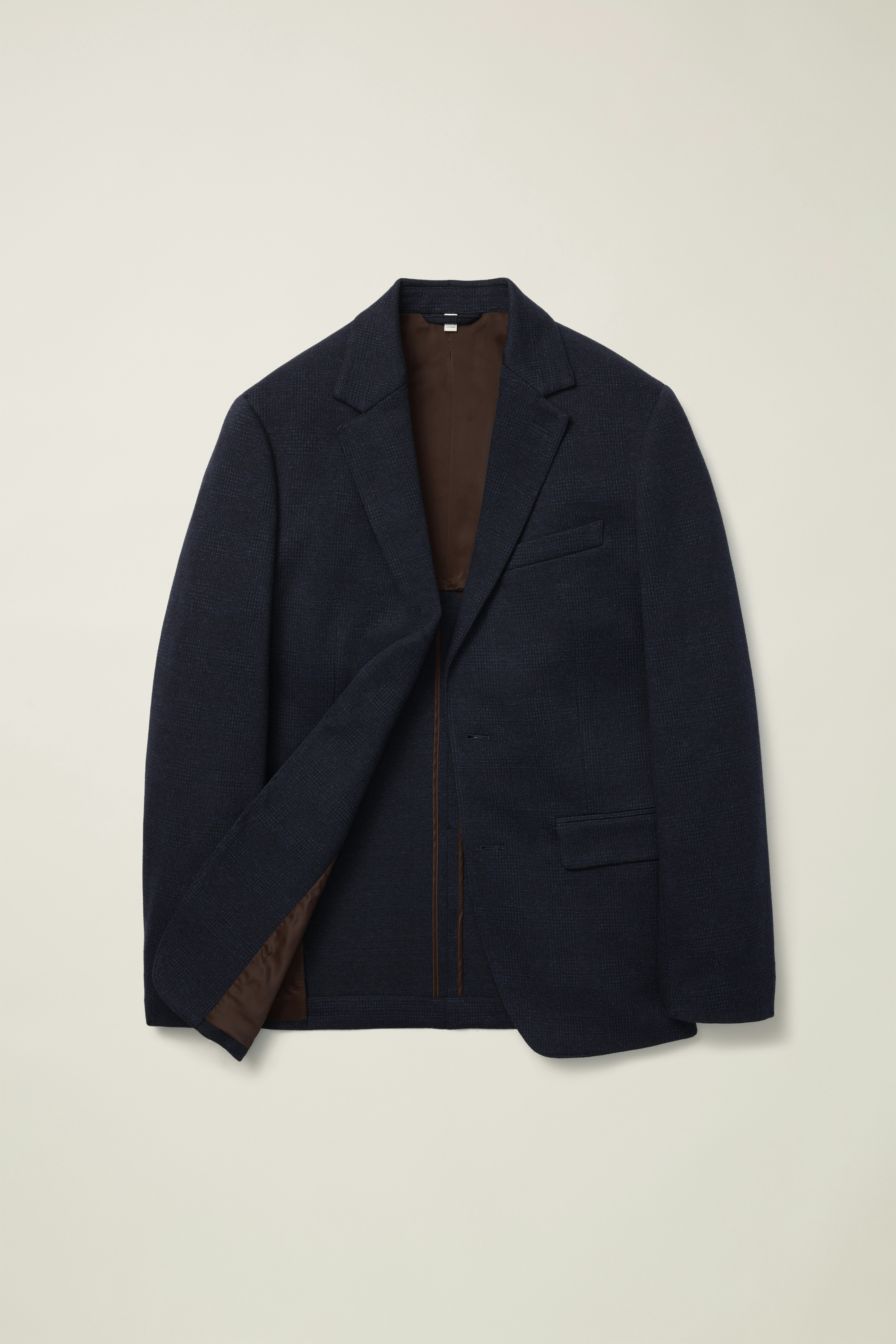 Jetsetter Knit Blazer navy blue glen check 6 Jetsetter Knit Blazer navy blue glen check