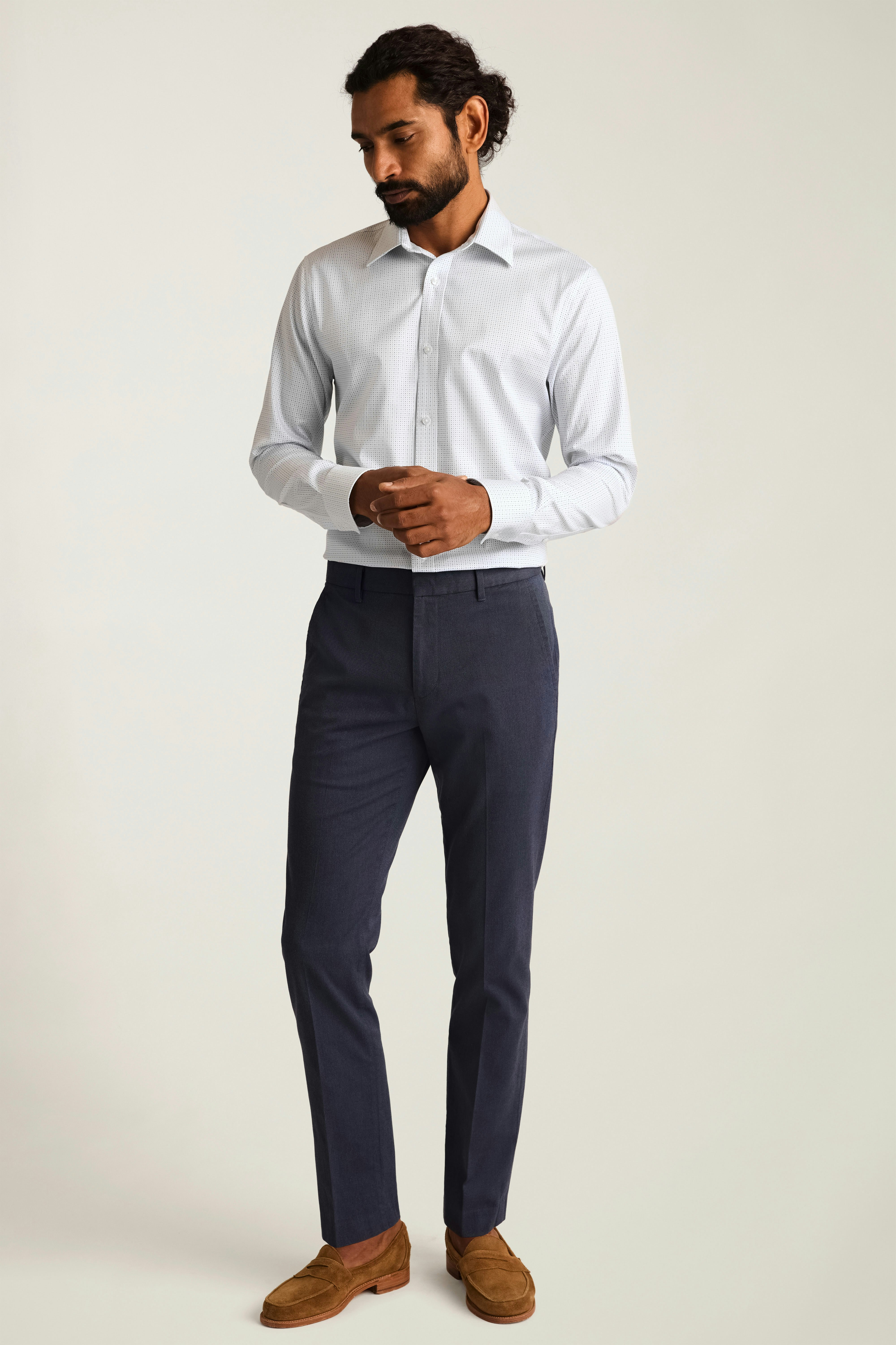 Weekday Warrior Dress Shirt multi blue dimitri dot